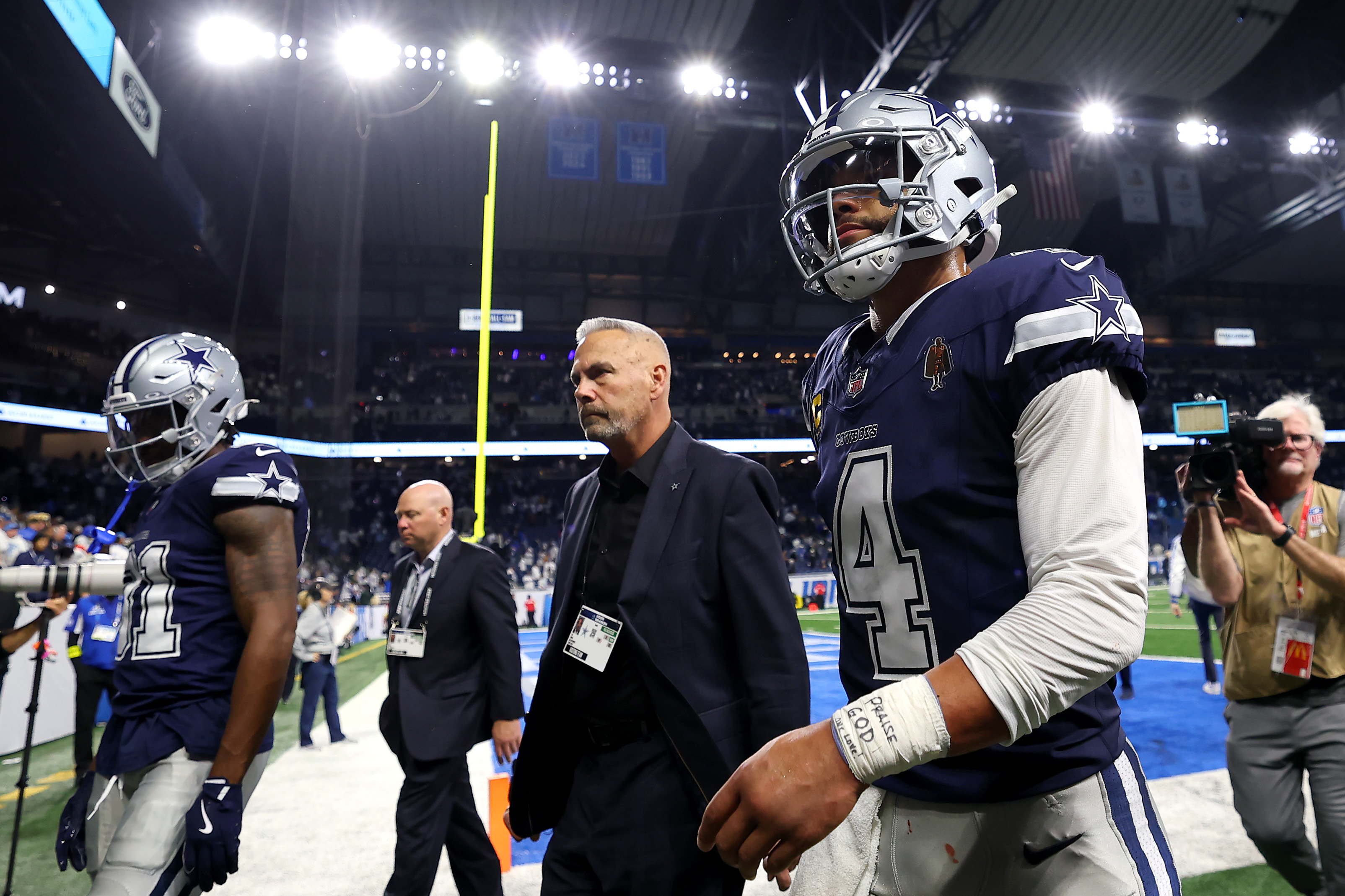 Cowboys QB Dak Prescott Has Strong Reaction to Lions Loss