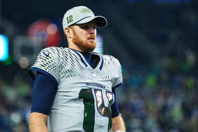 Sam Darnold #14 of the Seattle Seahawks.