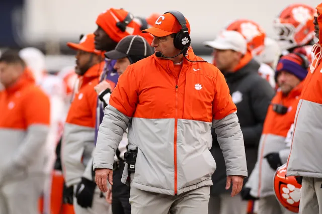 Clemson head coach Dabo Swinney at Pinstripe Bowl