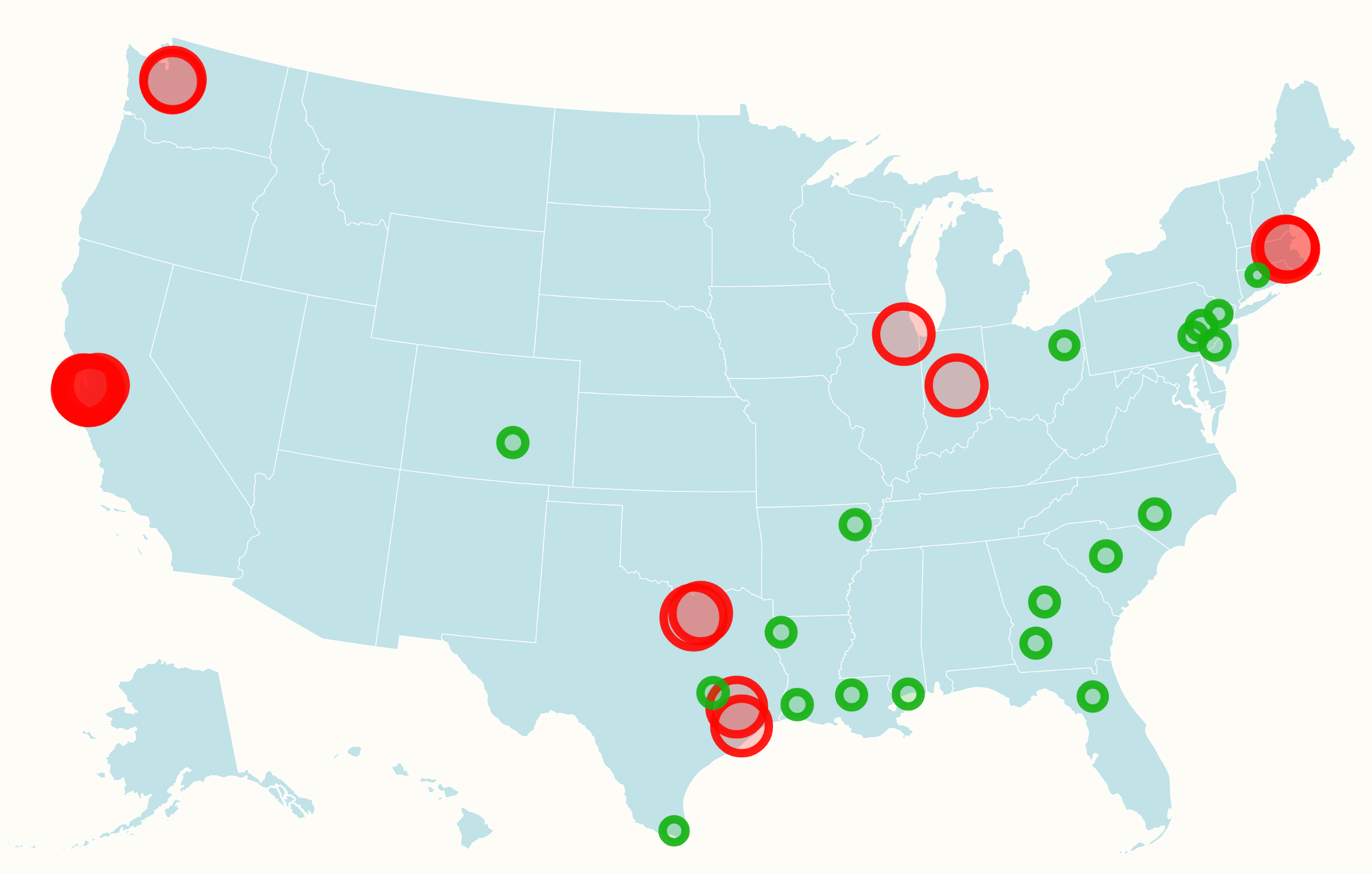 Map Shows US Cities With the Highest and Lowest Holiday Budgets