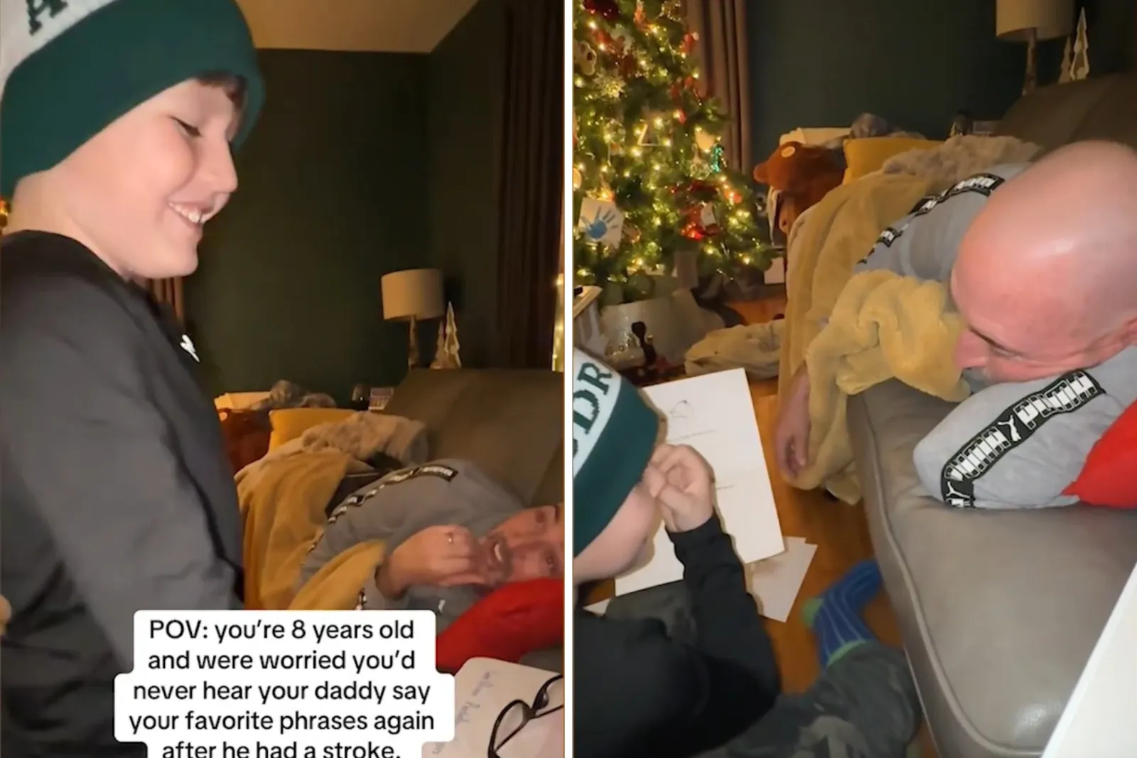 Dad Told He Might Not Speak Again After Double Stroke, 8-Year-Old Steps Up