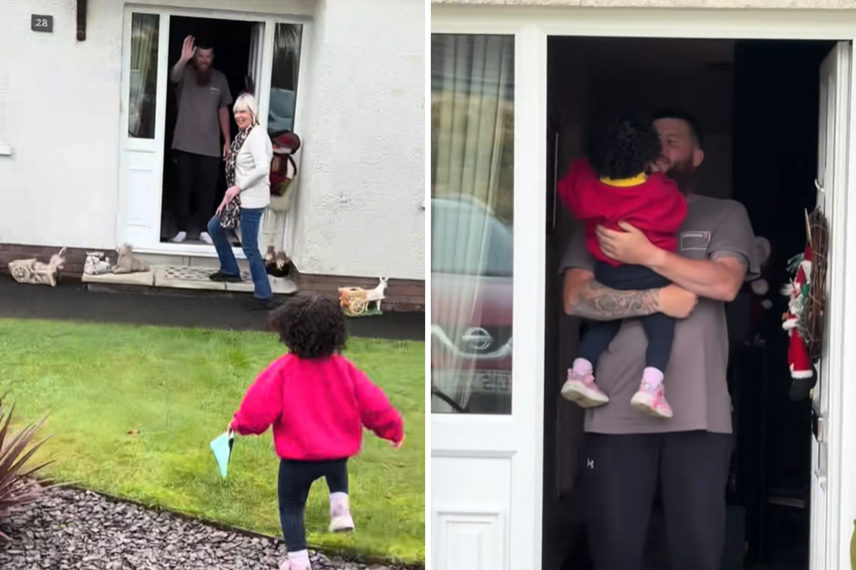 Toddler Had Never Met Uncle Who Lived Abroad—Then He Opened the Door