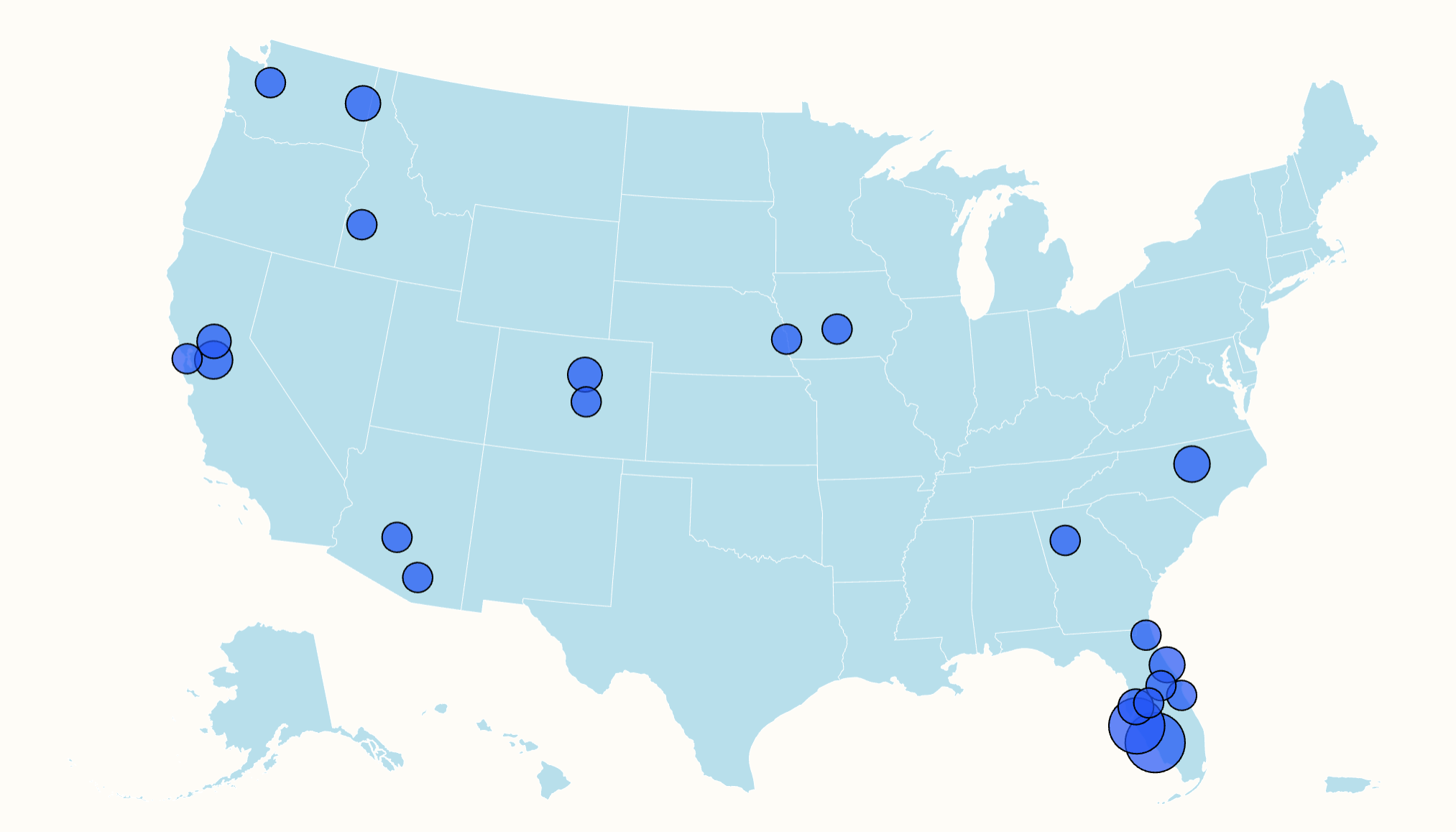 Map Shows 22 US Cities Where House Prices Could Fall In 2026