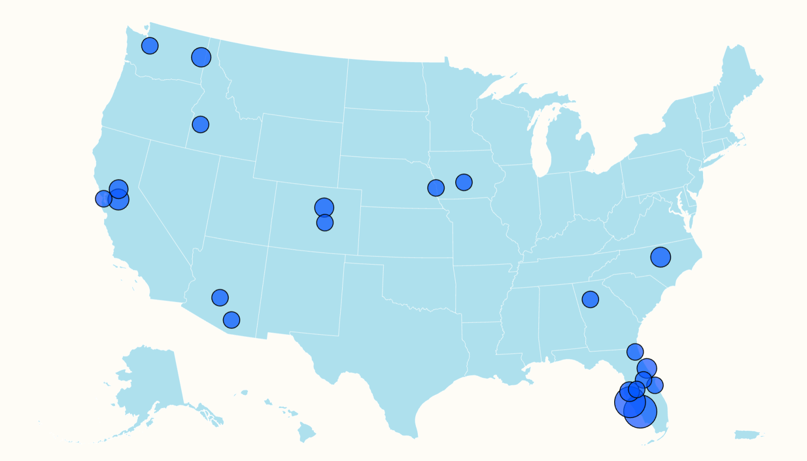 newsweek.com - Giulia Carbonaro - Map shows 22 US cities where house prices could fall in 2026