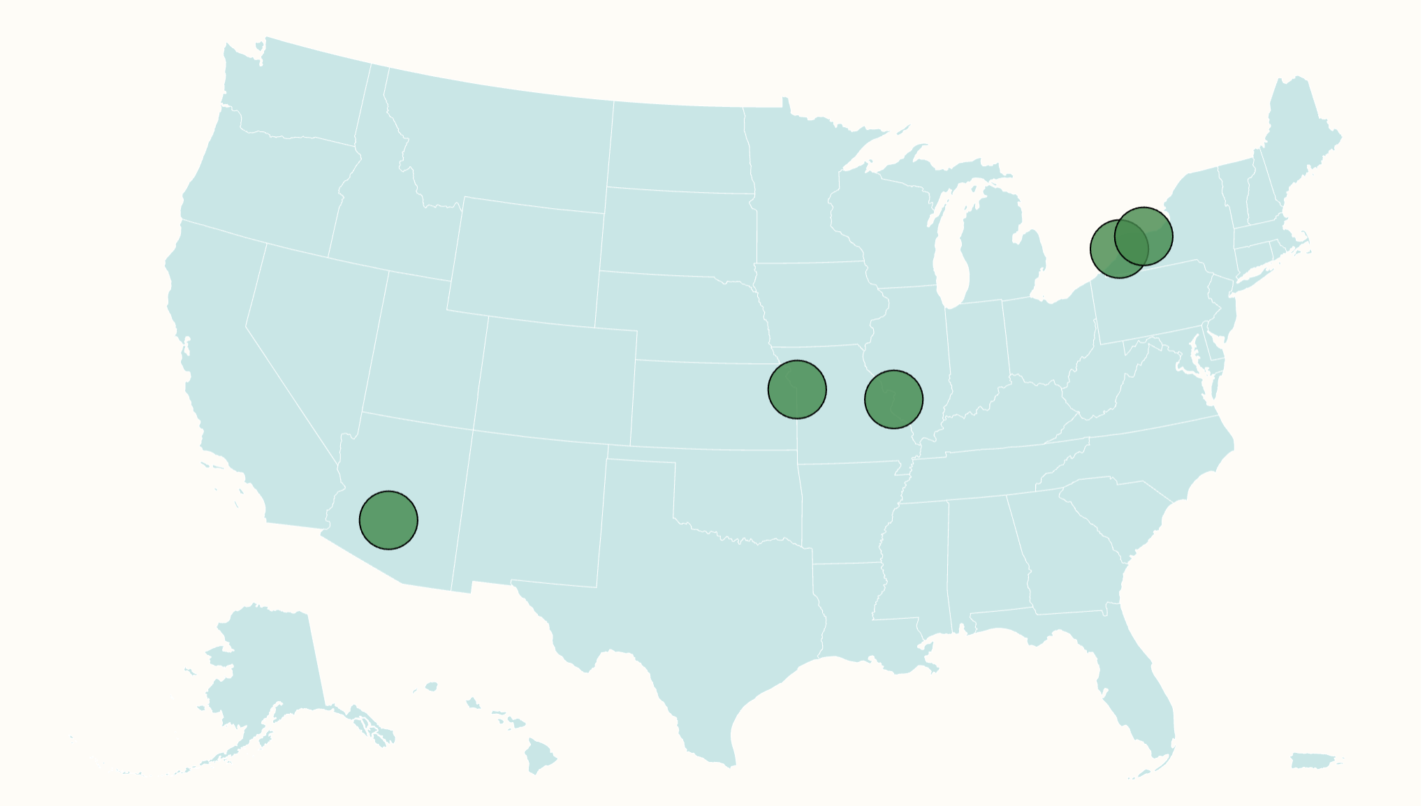 Map Reveals Only 5 Metros Where Minimum Wage Workers Can Afford Rent
