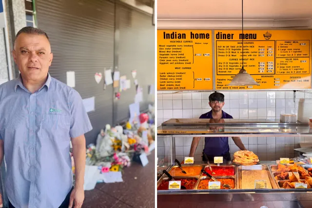 Ahmed al Ahmed's neighbours in Sutherland, Ali Kalache and Mohammed Islam. Photos: Simon Crerar / Newsweek
