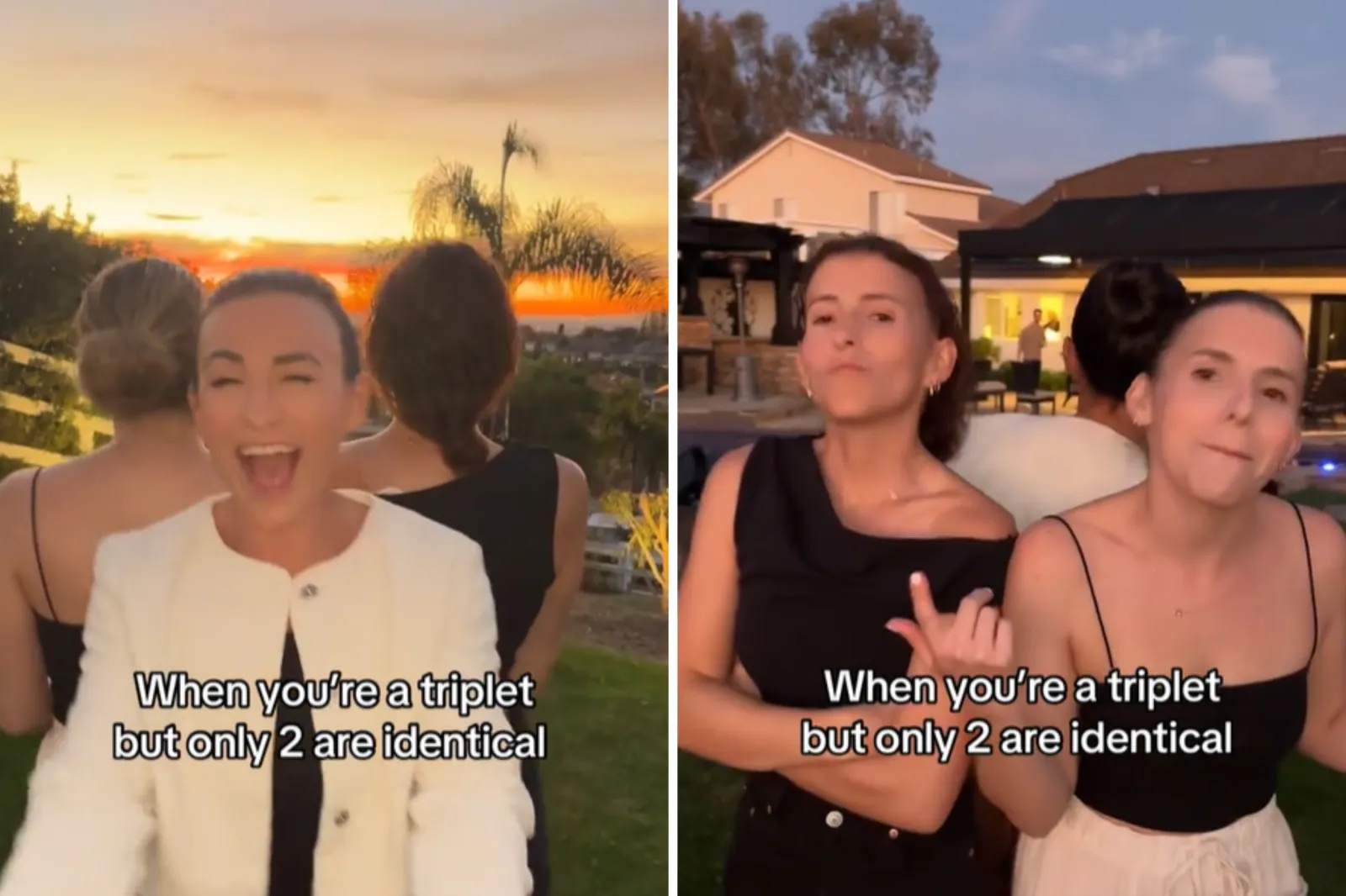 Triplet Born One Minute Apart From Sisters Has Realization About Her Looks