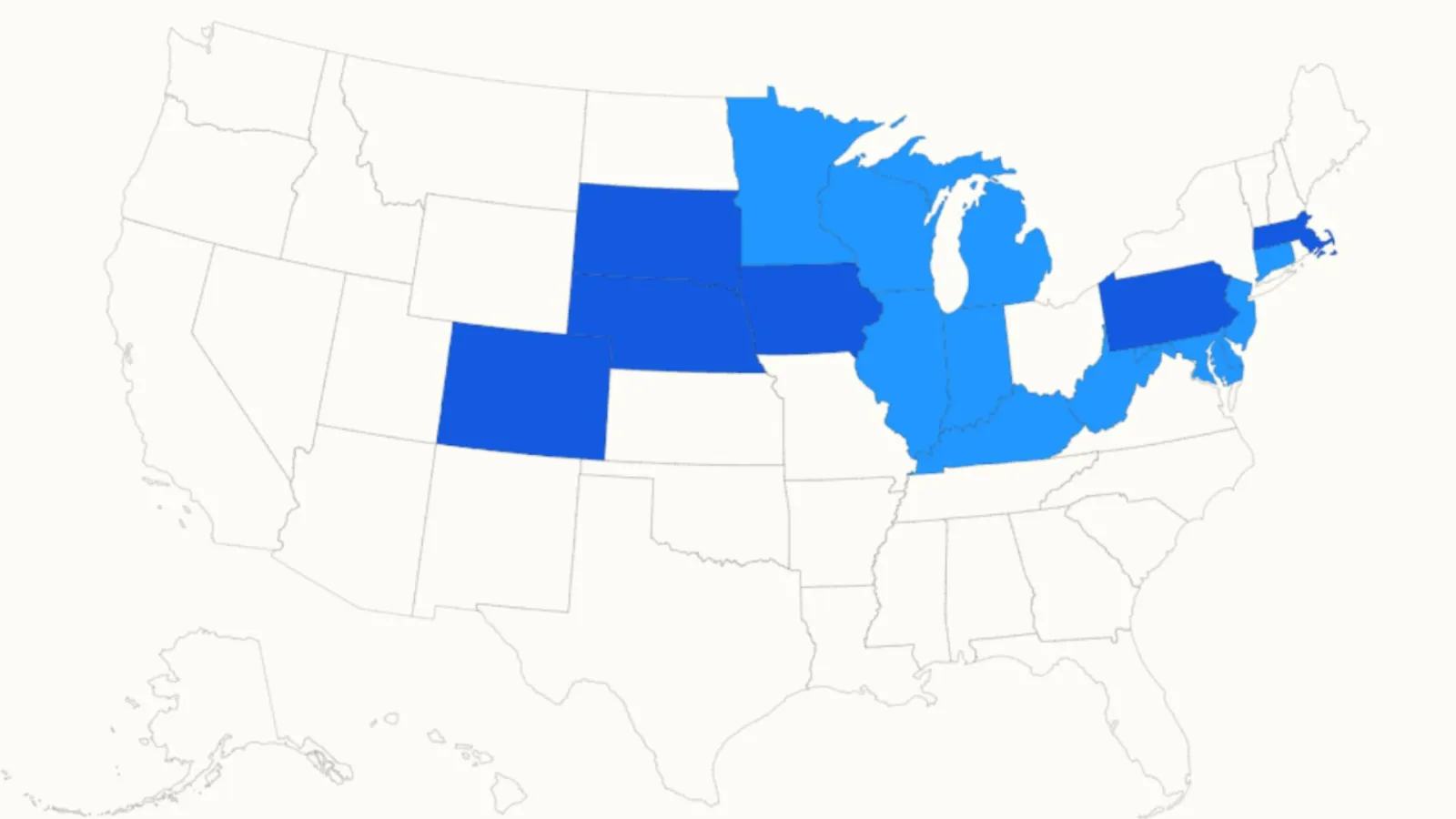 Map shows 17 states where COVID cases rising ahead of Christmas - Newsweek