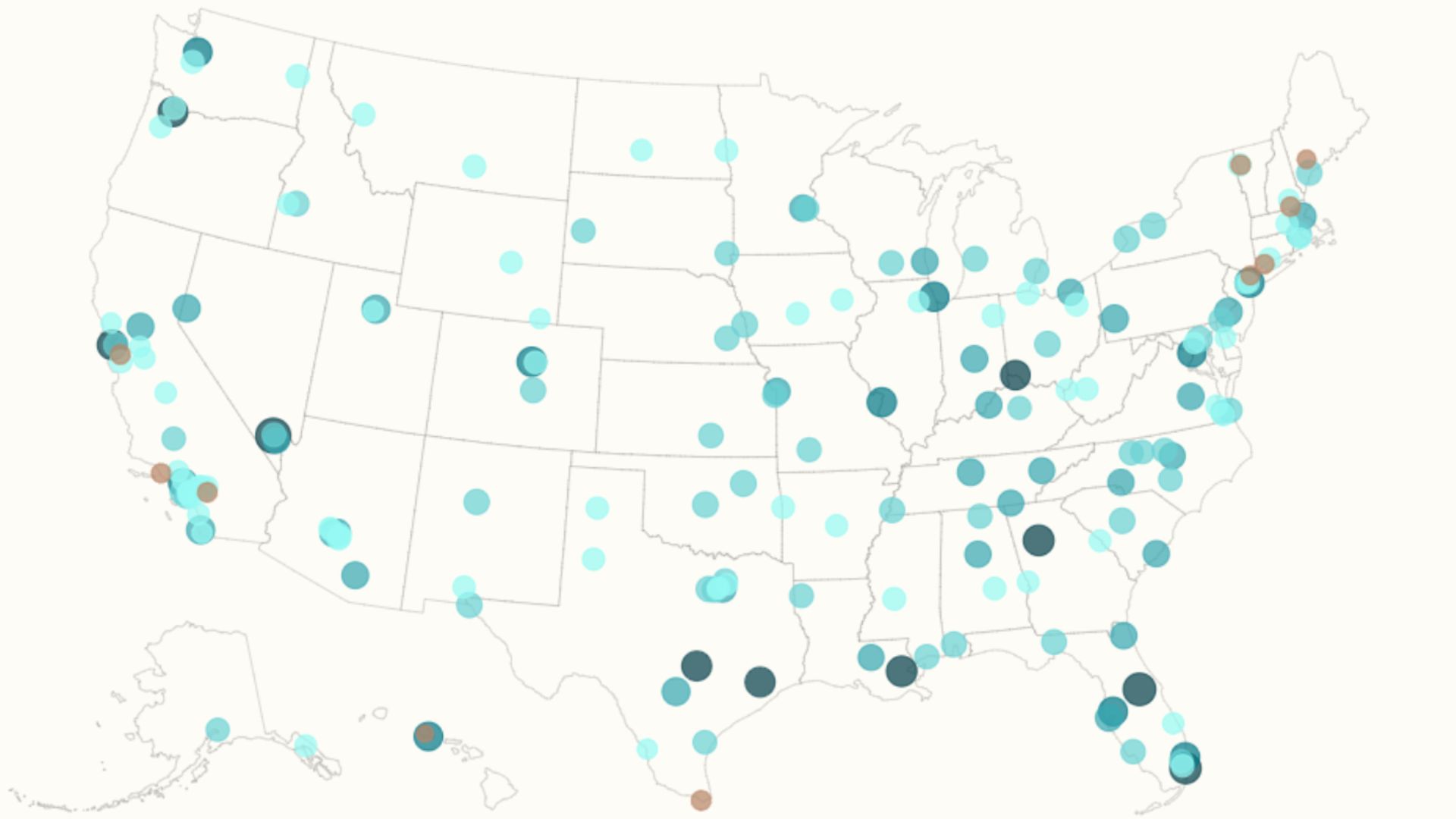 Map Reveals Most—and Least—Fun Cities in the US