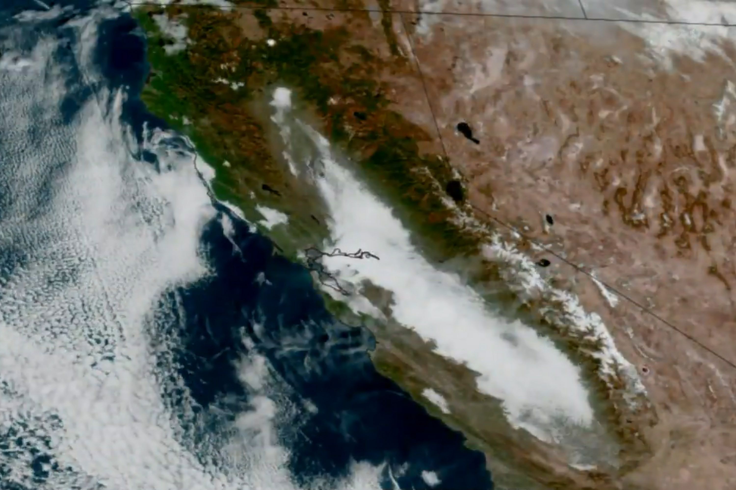 Satellite Photo Shows ‘Radiation Fog’ Blanketing California