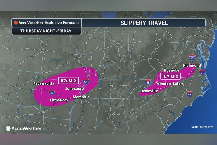 Winter Storm Map Shows Where Snow Could Fall This Week - Newsweek