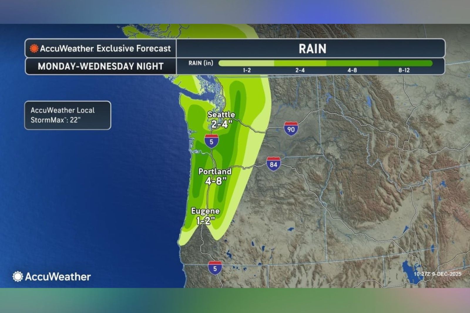 Atmospheric River Map Shows States To Be Battered By Major Flooding ...