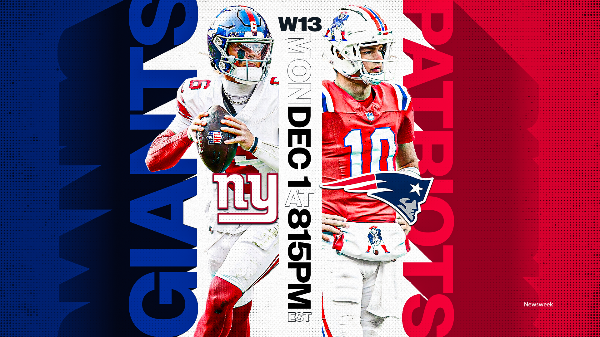 How to Watch Giants vs Patriots: Live Stream NFL Monday Night Football, TV Channel