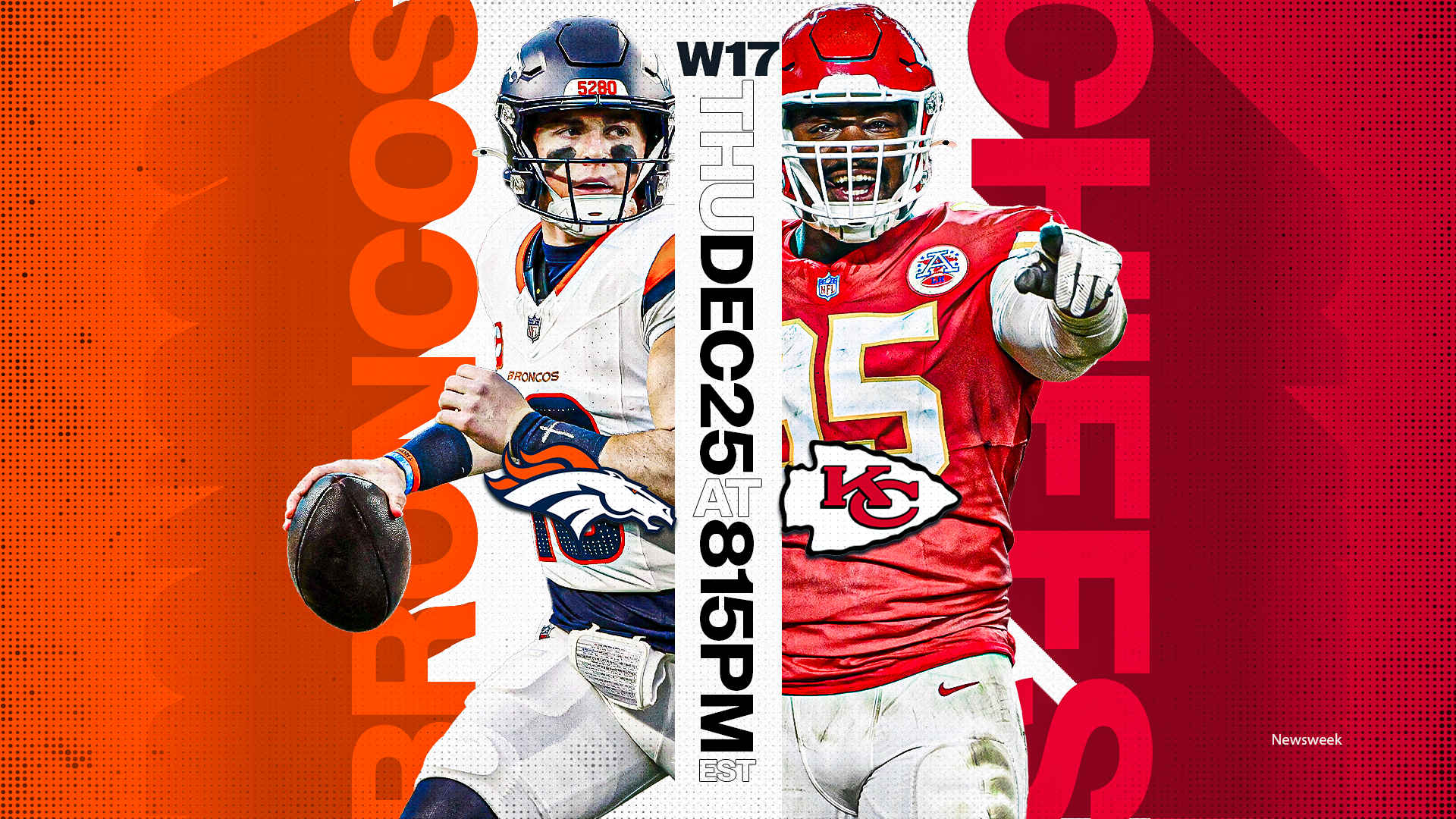 How to Watch Chiefs vs Broncos: Live Stream NFL on Christmas, TV Channel