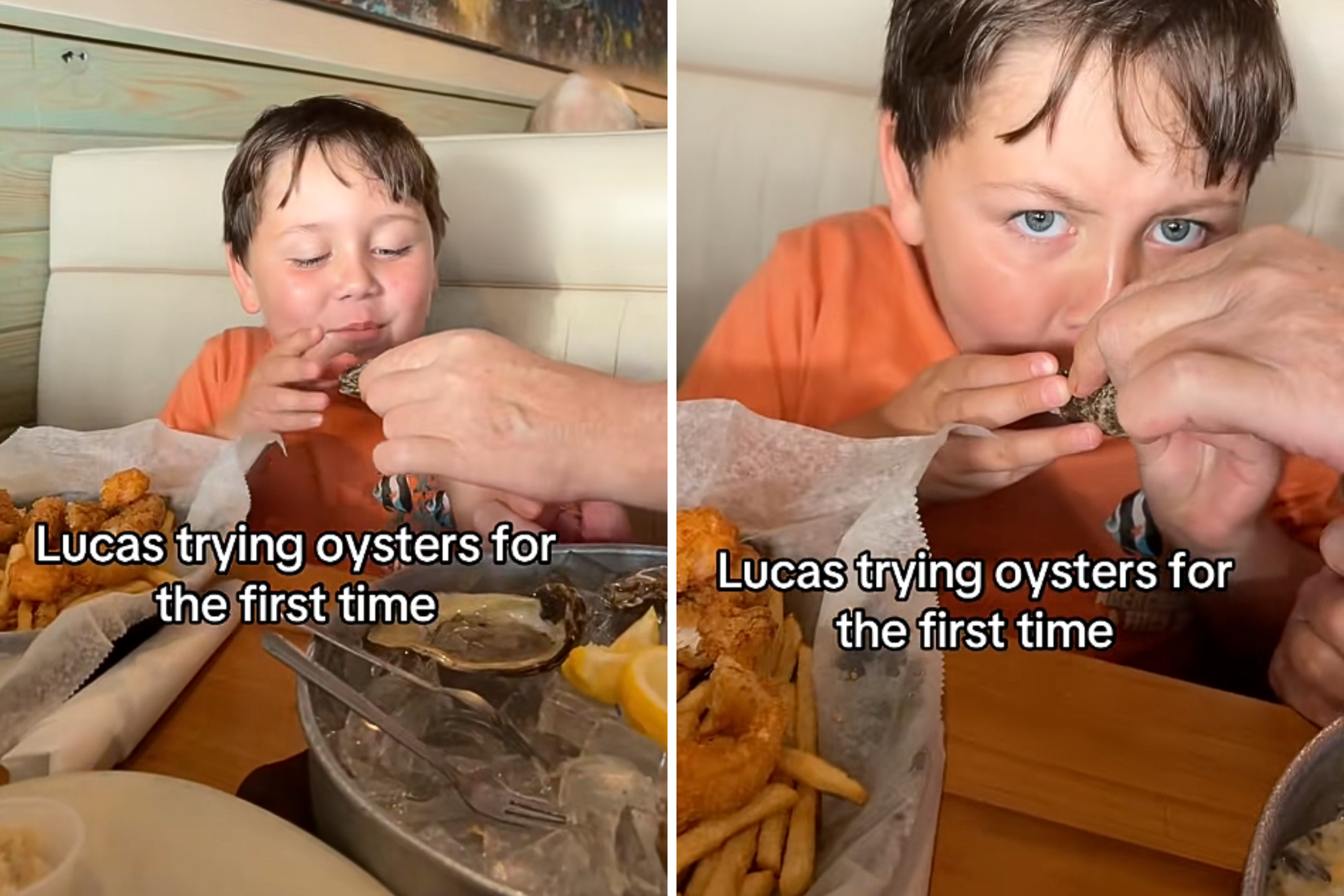 Boy, 6, Tries Oysters for First Time, He Wasn’t Expecting What Happens Next