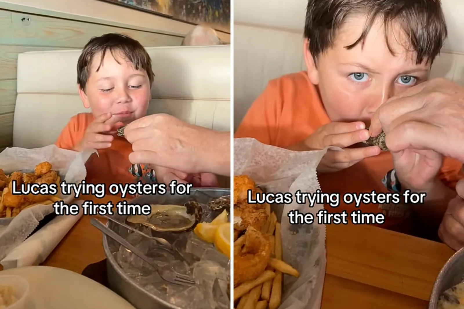 Boy, 6, Tries Oysters for First Time, He Wasn’t Expecting What Happens Next