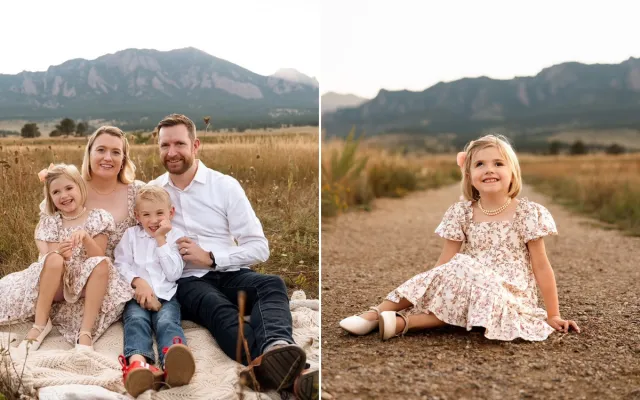 Nicole Schonlau with her husband Andrew, son Christopher and daughter Aiyla.