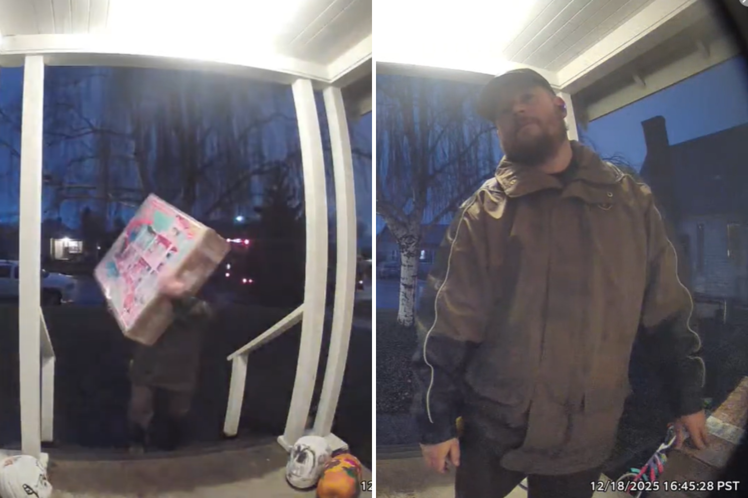 Mom Shocked As Ring Cam Captures What Delivery Driver Does Before Christmas