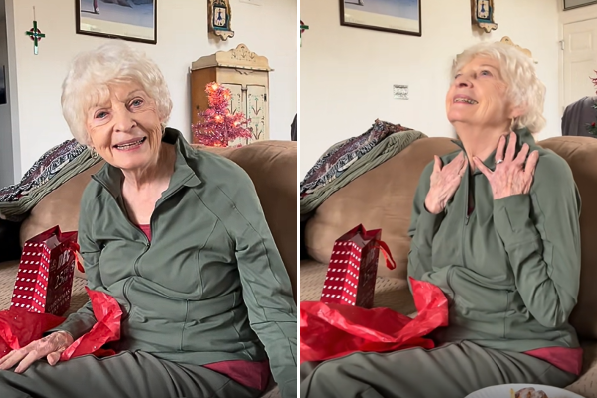La abuela pidió ‘nada’ para Navidad: recibe la sorpresa de la vida