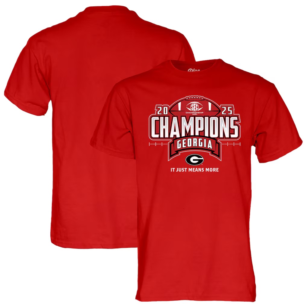How to Buy Georgia Bulldogs 2025 SEC Champions Gear: Shop Hats &amp; T-Shirts