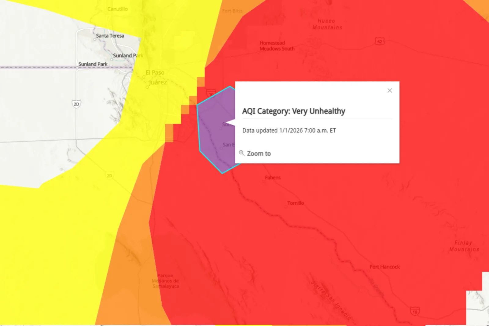 Thousands Urged To Stay Indoors in Texas