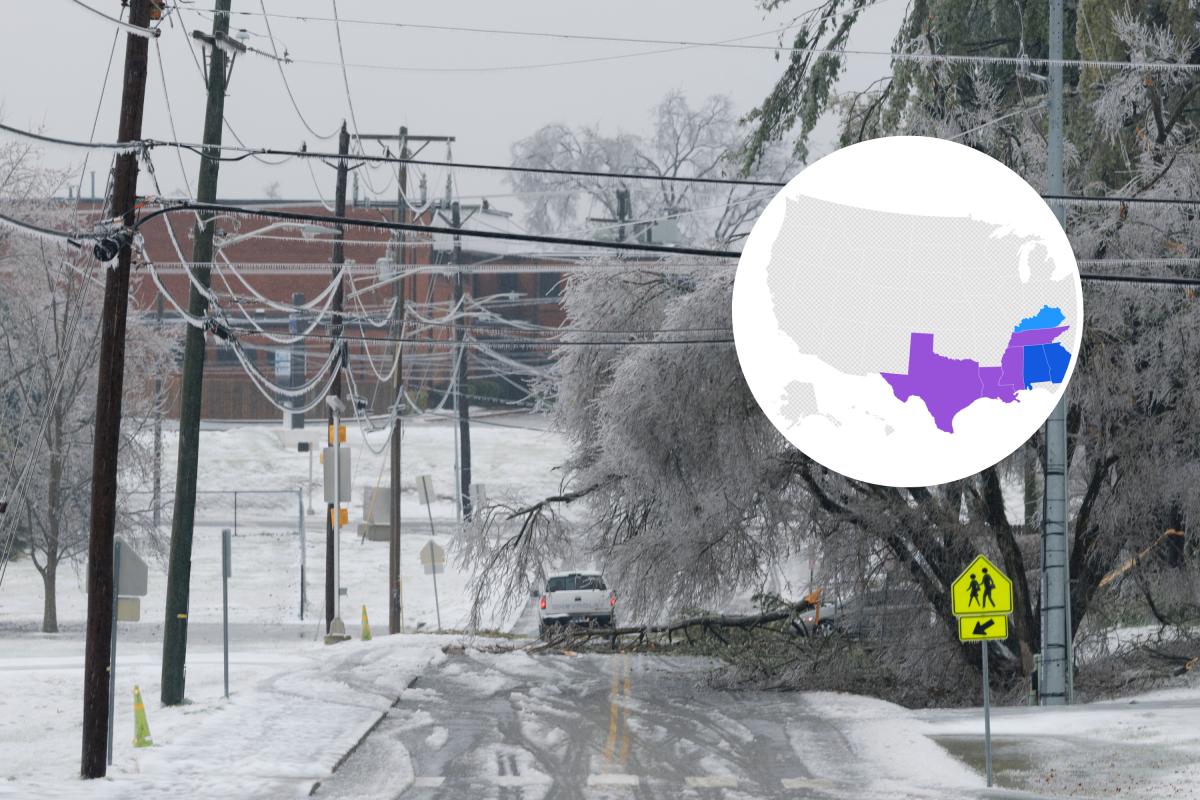 Mapa muestra más de 800.000 personas sin electricidad en siete estados