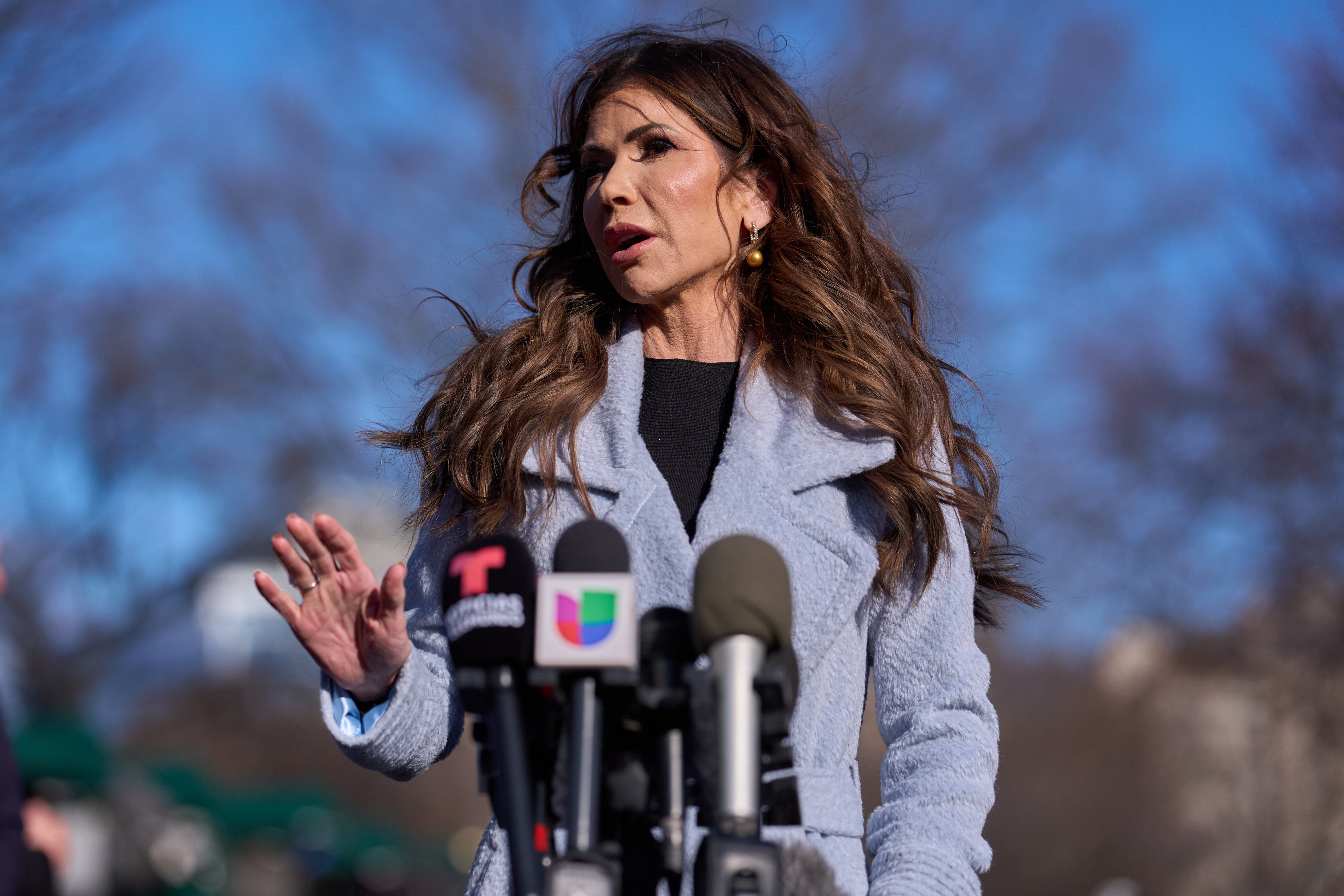 Kristi Noem Responds to Reports of FBI Documents Stolen in Anti-ICE Protest