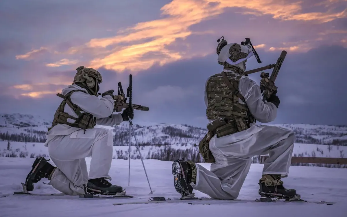 Two Royal Navy Commandos.
