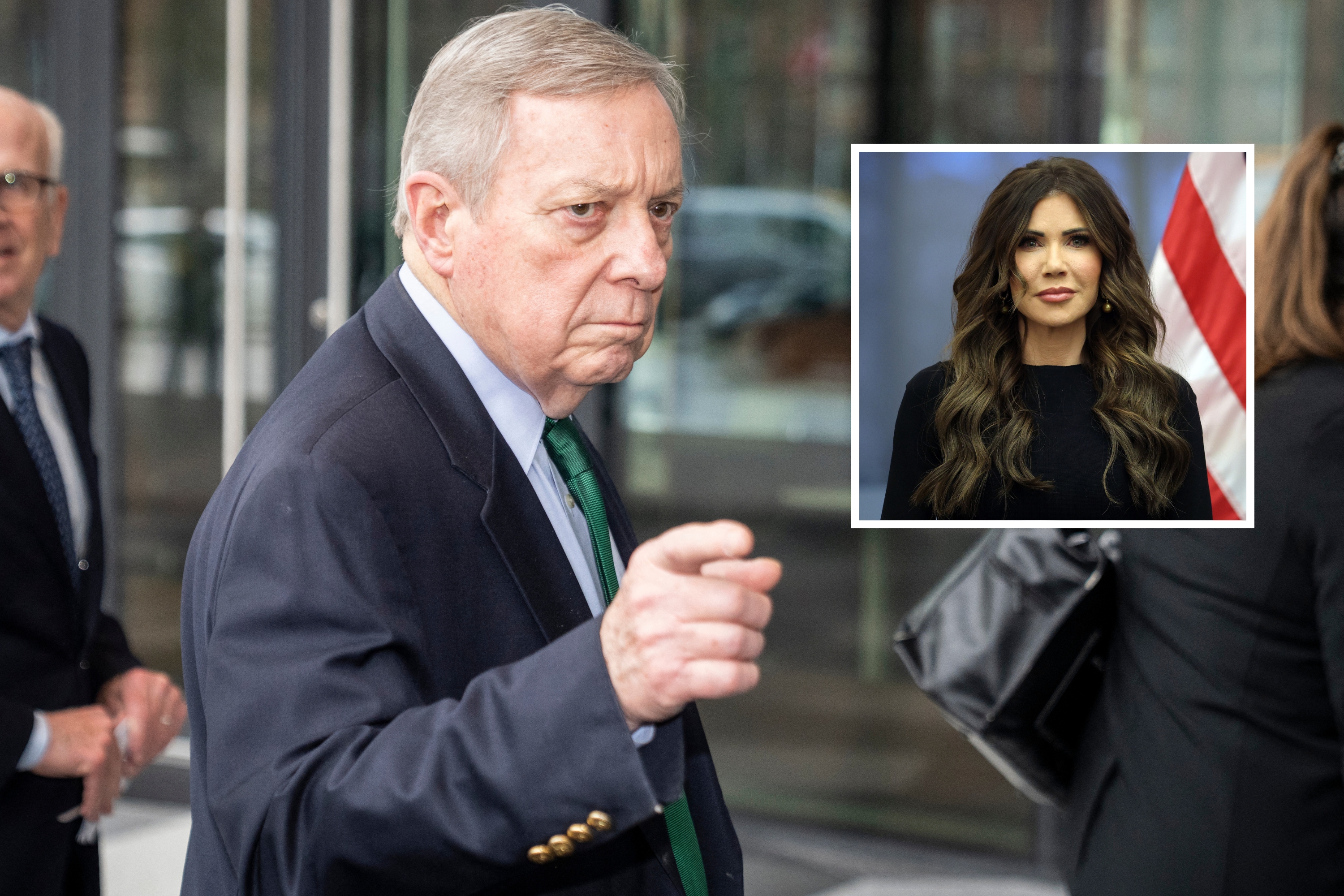Exclusive: Dick Durbin Blasts Kristi Noem on Proof of Citizenship Threat