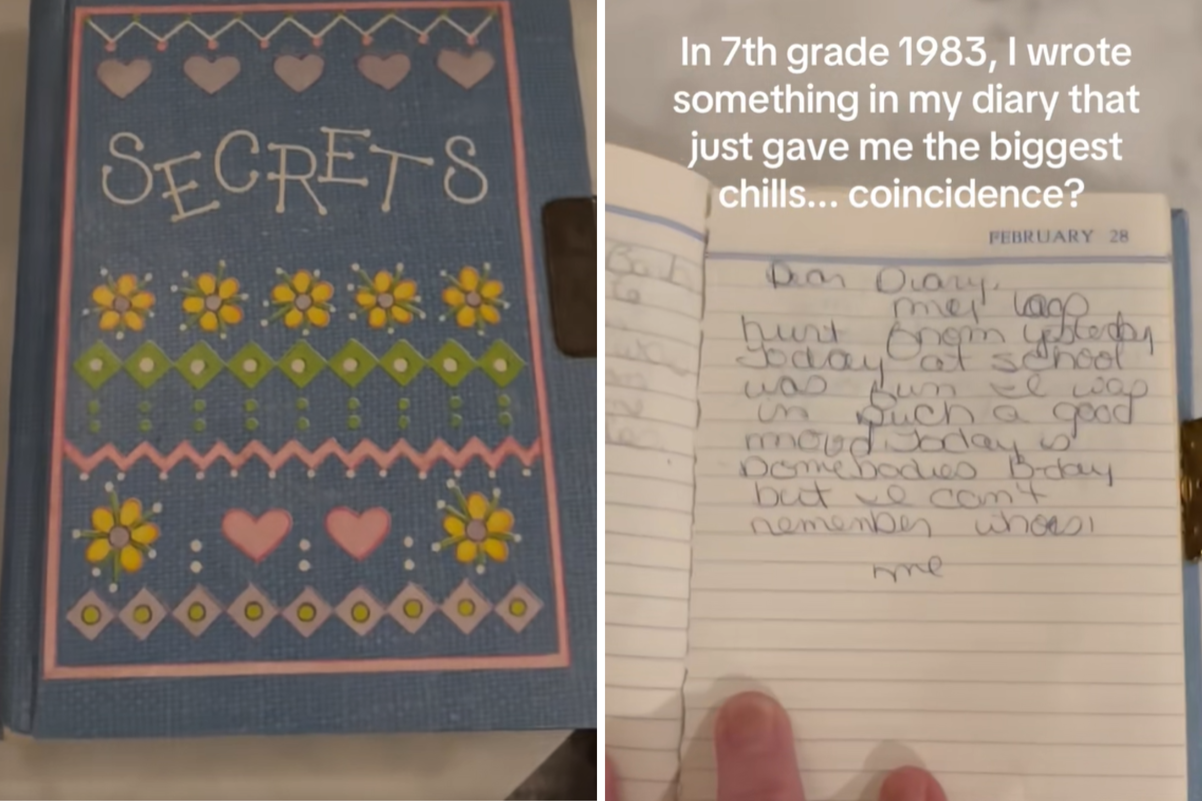 Woman Finds Her Diary From 1983, Gets ‘Chills’ After Reading February Entry