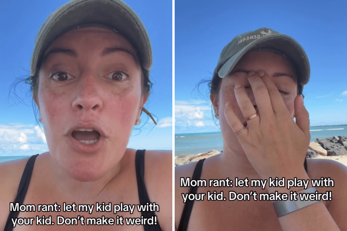 Mom Watches Toddler Approach Family on Beach, Left Furious by How They Act