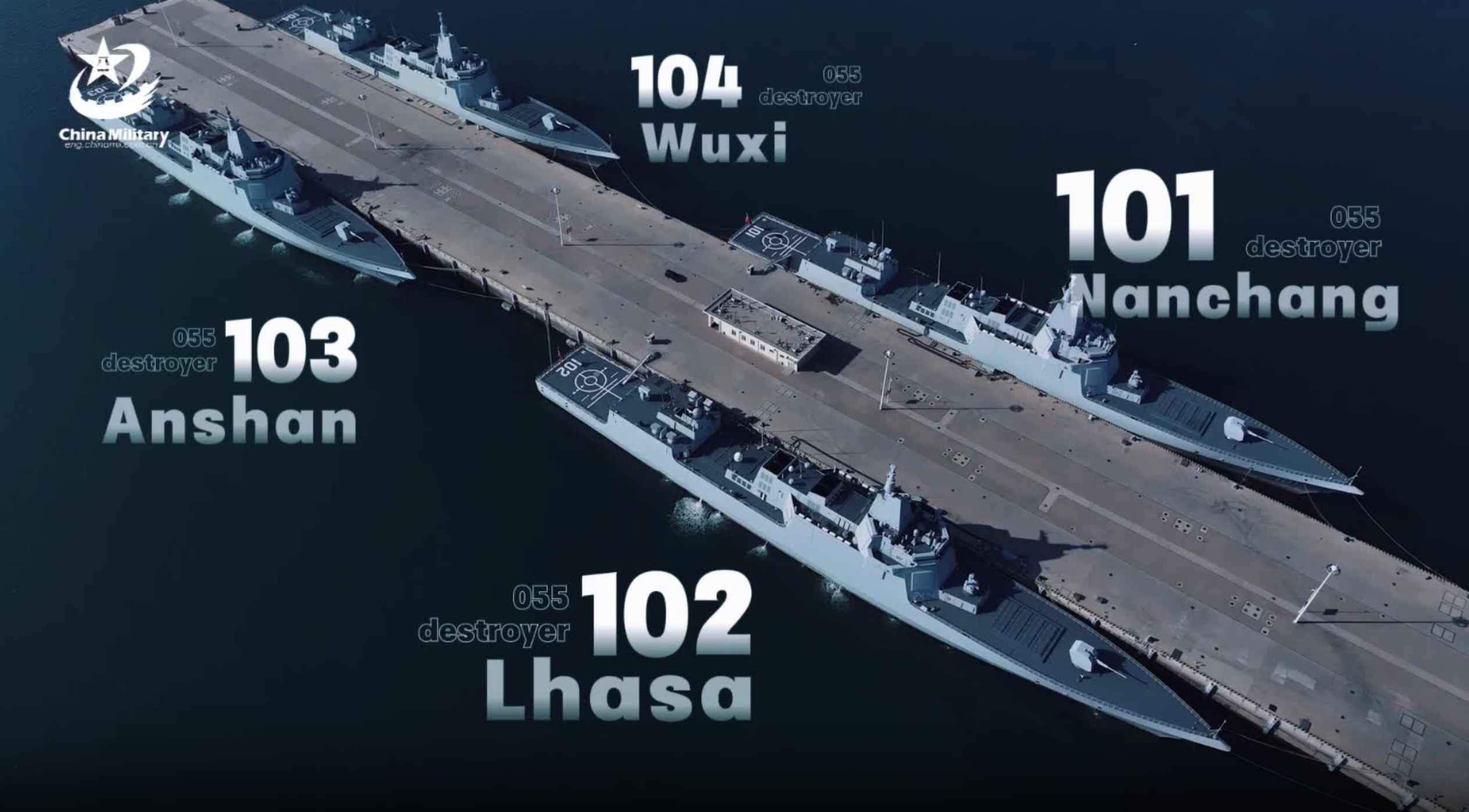 Video Shows China Flexing Naval Power With 10,000-Ton Warships
