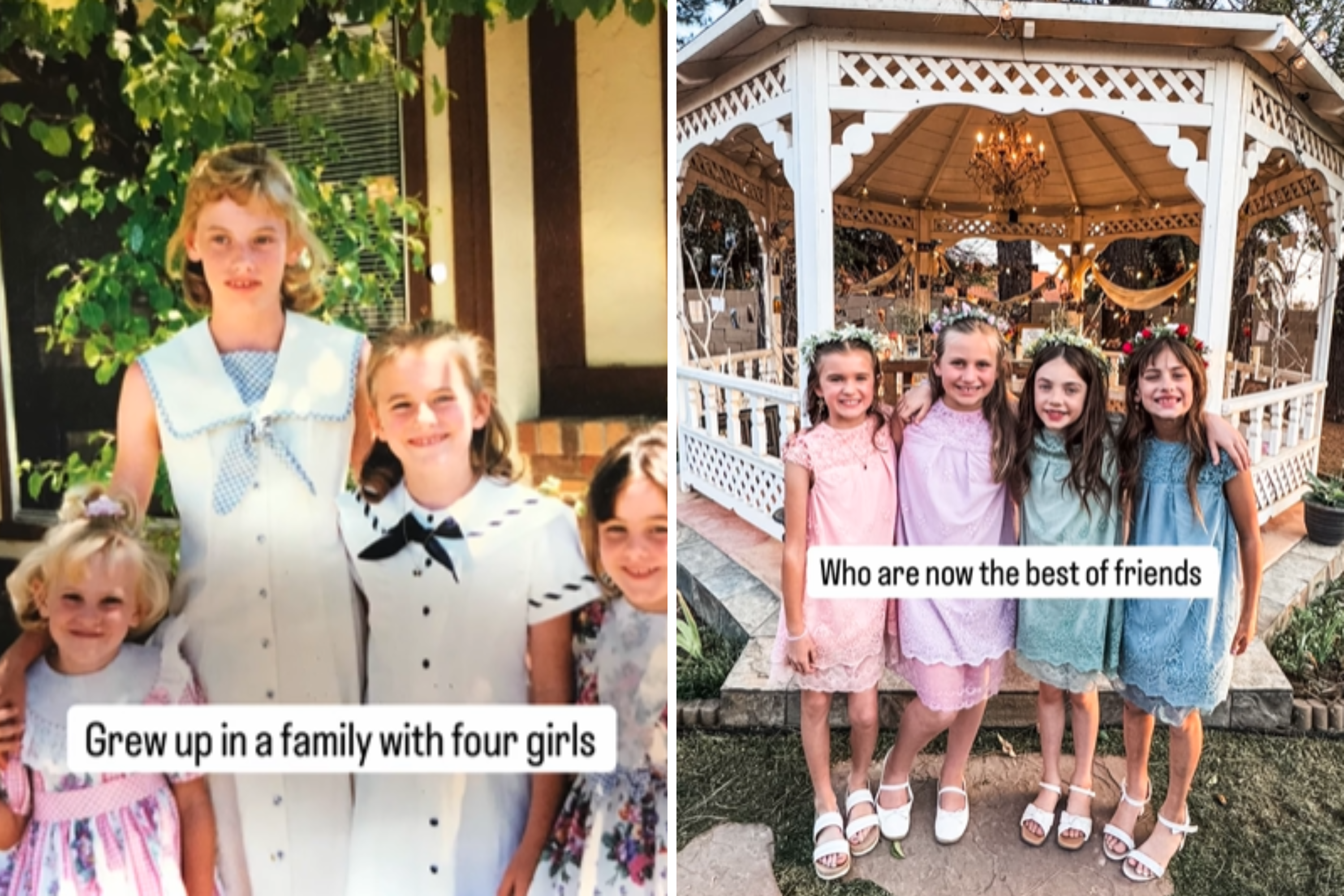 Four Sisters Have Four Daughters Who Are Best Friends, Then Comes Tragedy