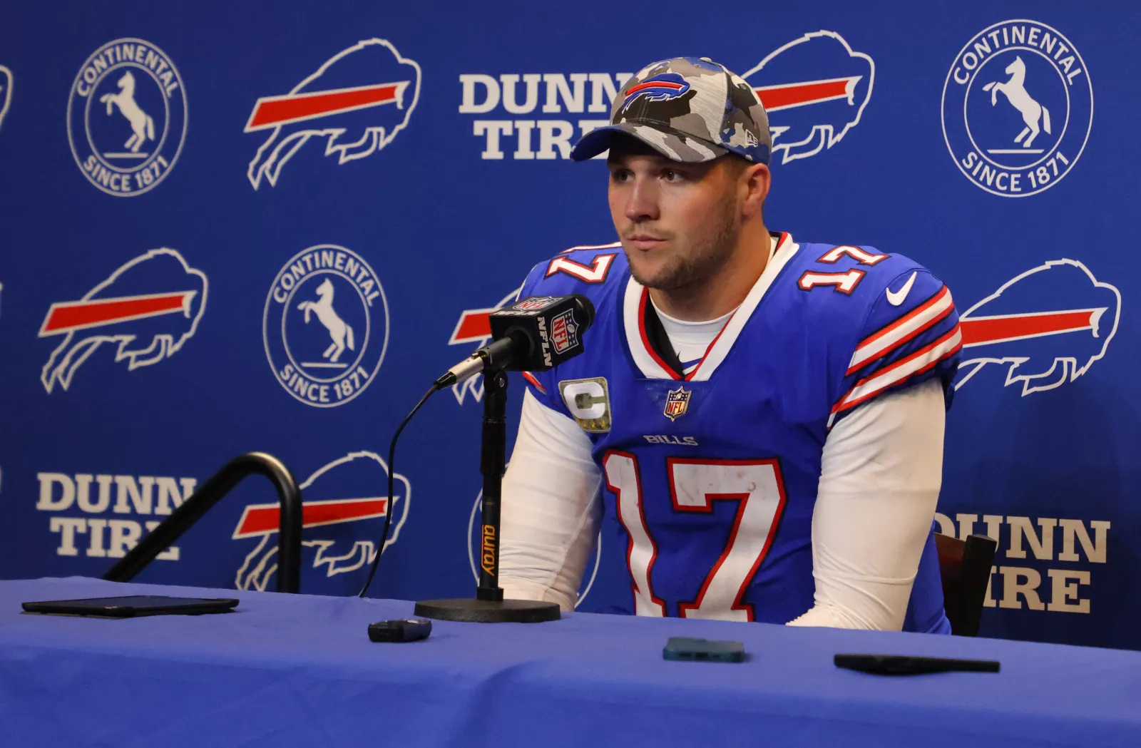 Josh Allen's Press Appearance: A Struggling Star