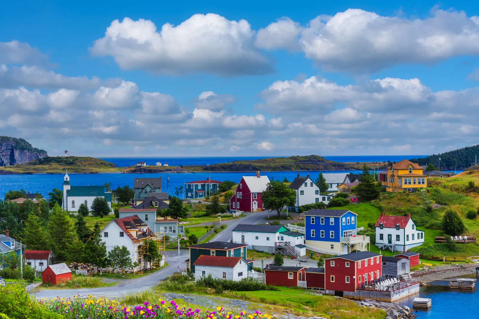 Trinity, a remote town along the quiet coast of Newfoundland and Labrador in Canada.