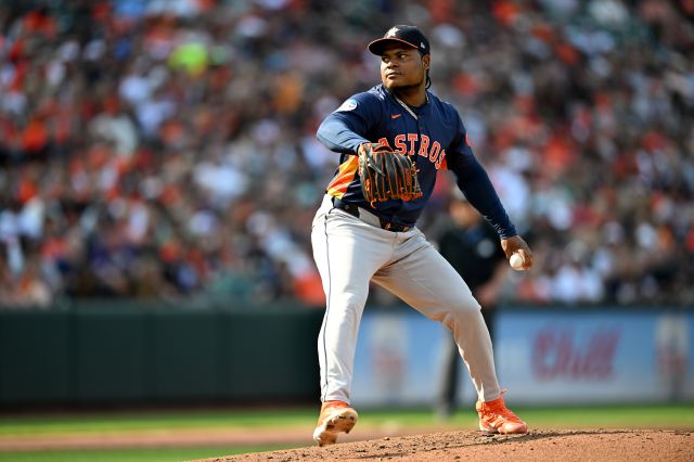 Houston Astros pitcher Framber Valdez