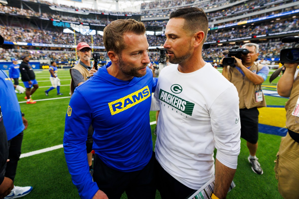 Sean McVay Hints Packers&rsquo; Matt LaFleur Helping Rams vs Bears in Playoffs
