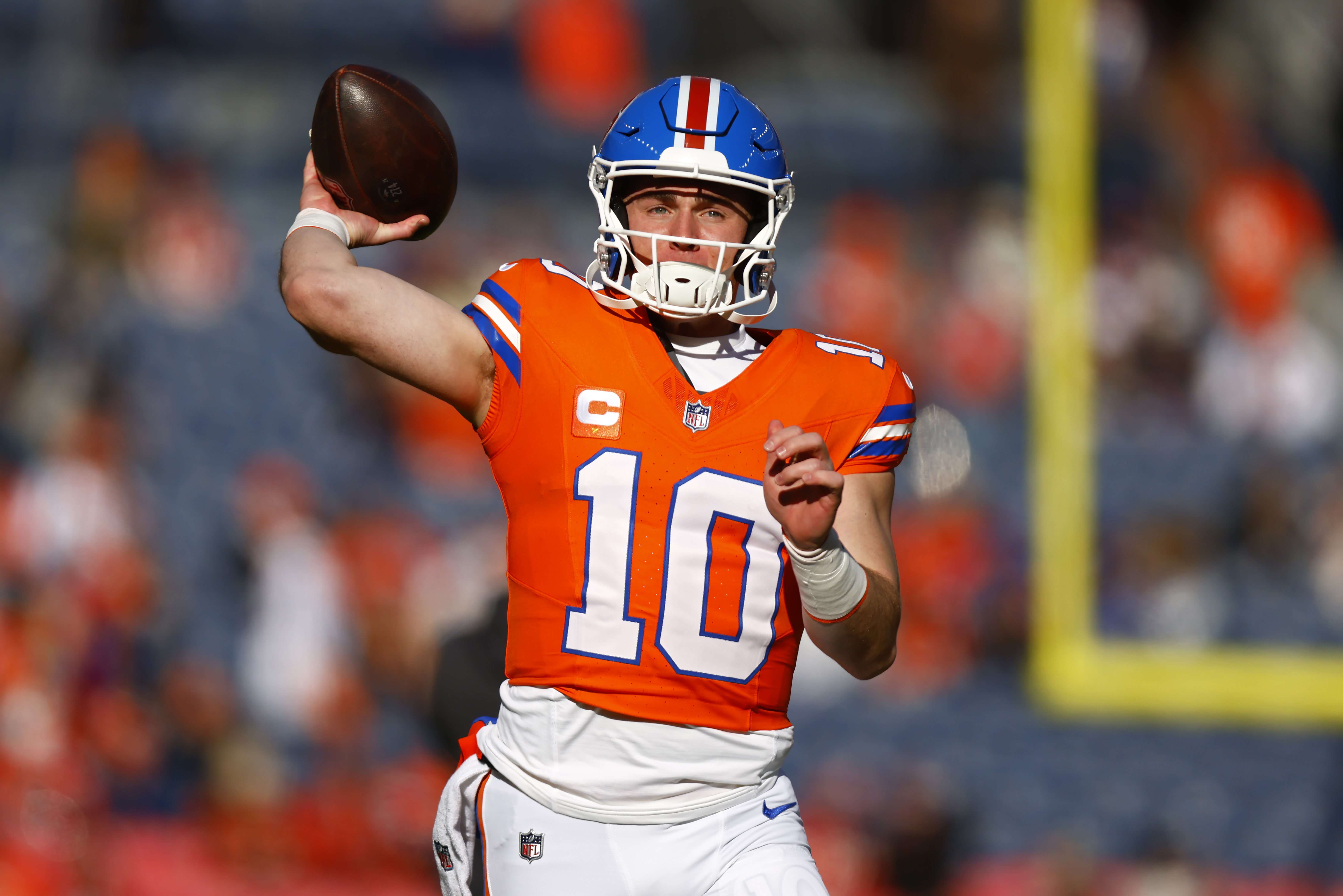 Injured Bo Nix Shows Up for Broncos at AFC Championship in Powerful Support