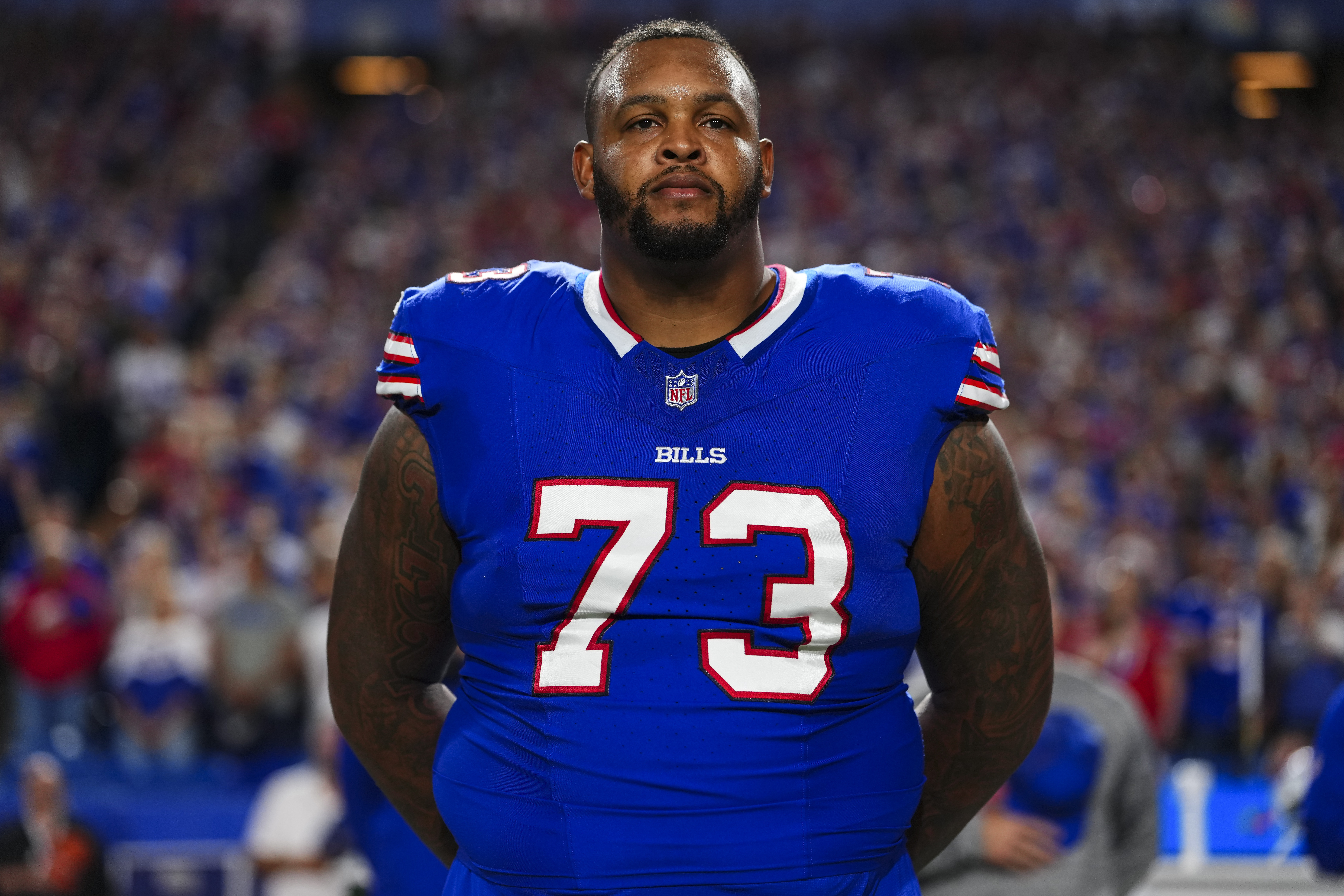 Bills' Dion Dawkins Brought to Tears Over Josh Allen Comments After Loss