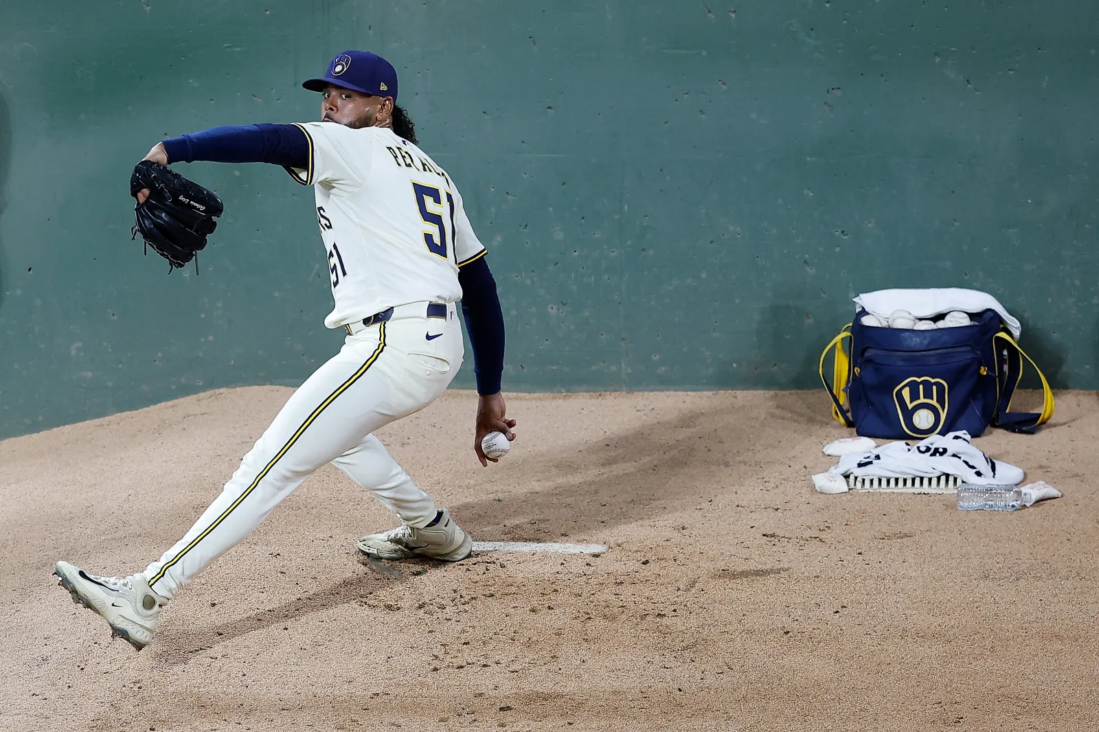 Milwaukee Brewers pitcher Freddy Peralta