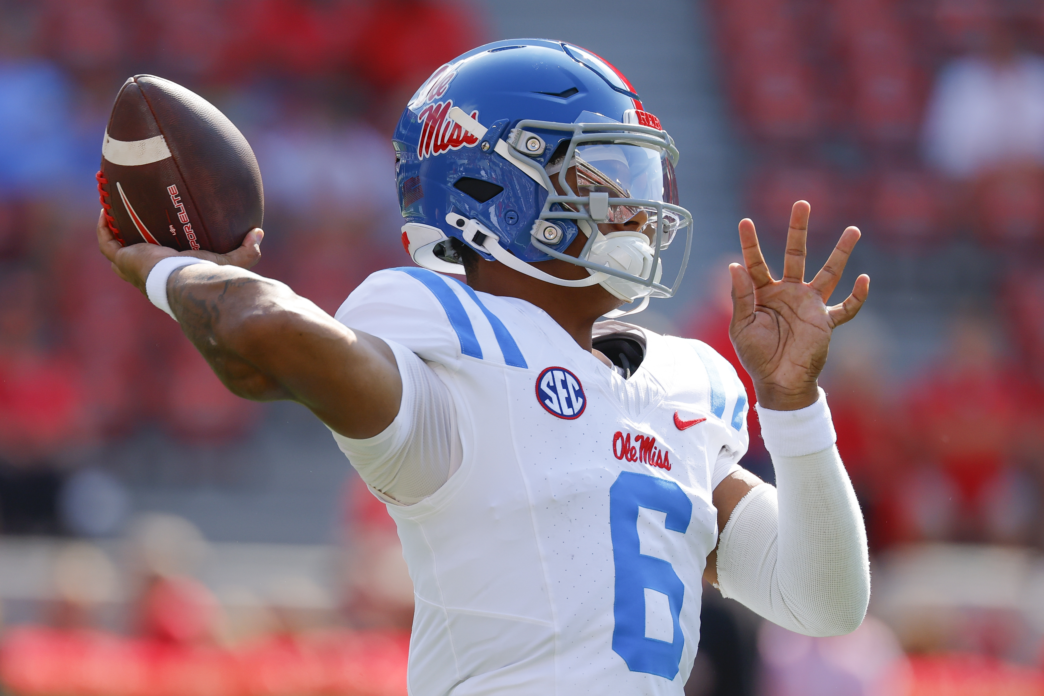 Trinidad Chambliss Opens Up About Choosing Ole Miss Over LSU, Lane Kiffin