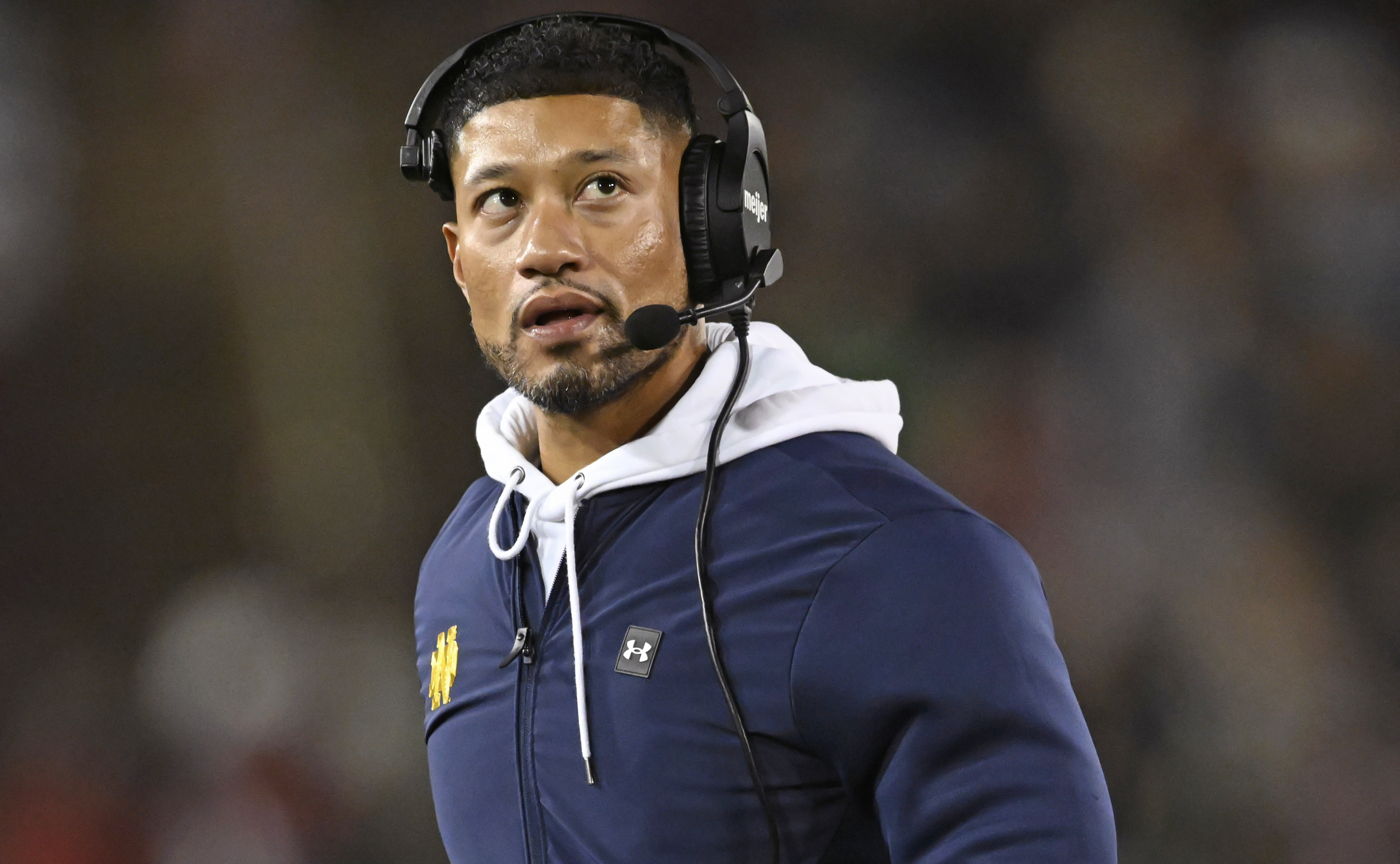 Marcus Freeman, Notre Dame Loses Coveted 4-Star Receiver in Transfer Portal