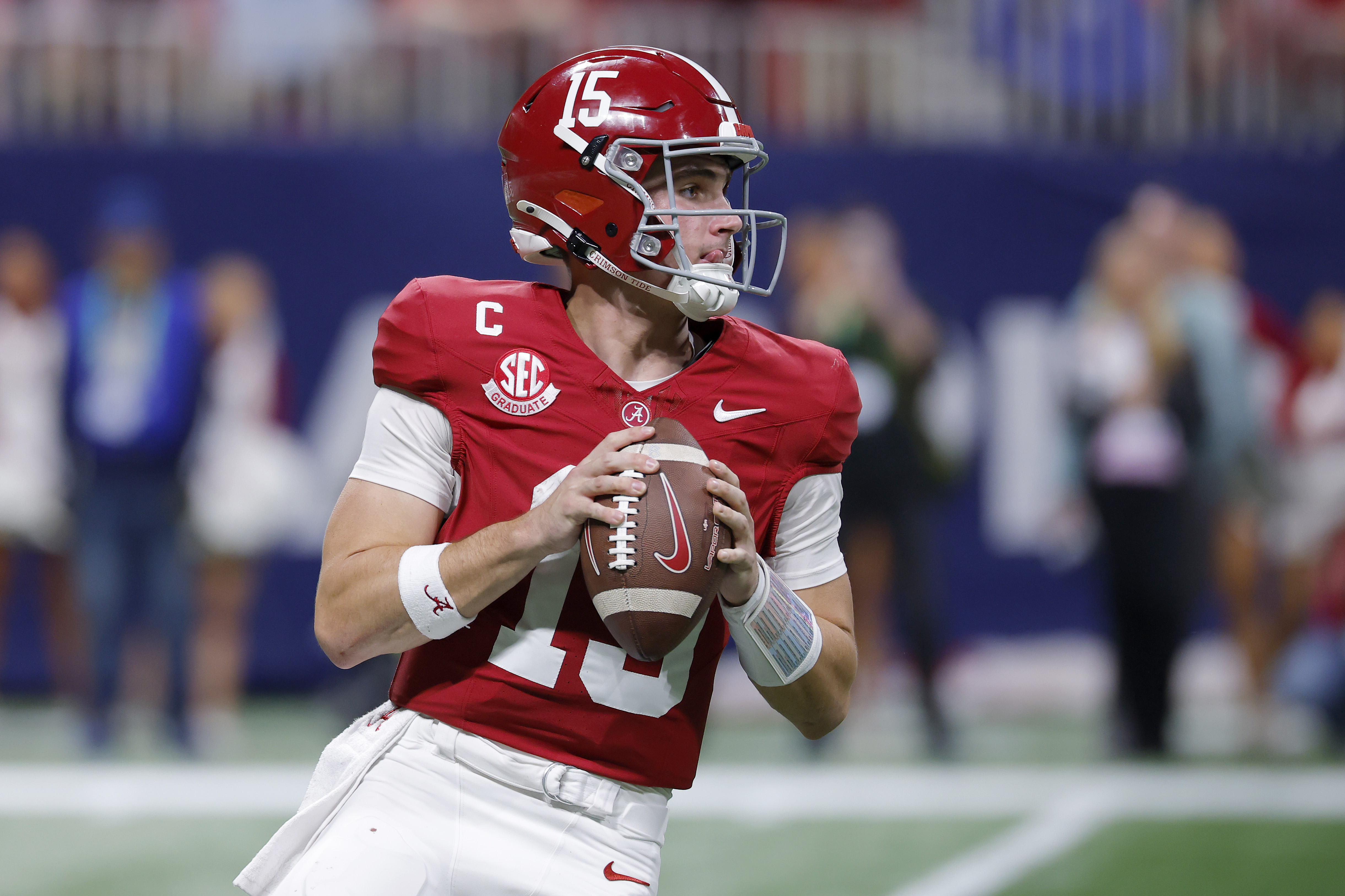 Alabama’s Ty Simpson Could Fetch Staggering Amount of Money in Transfer Portal