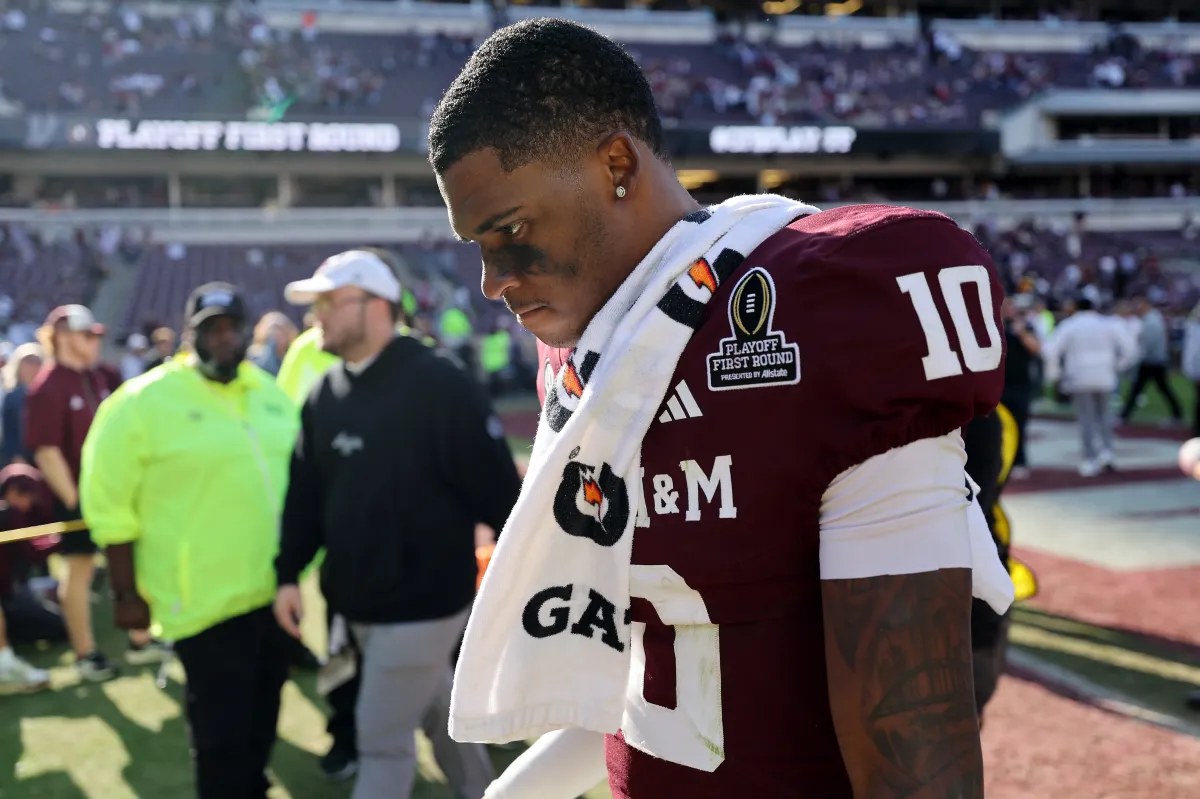 Marcel Reed Mba Texas A&M QB Marcel Reed Delivers 2-Word Message After Big Career ...