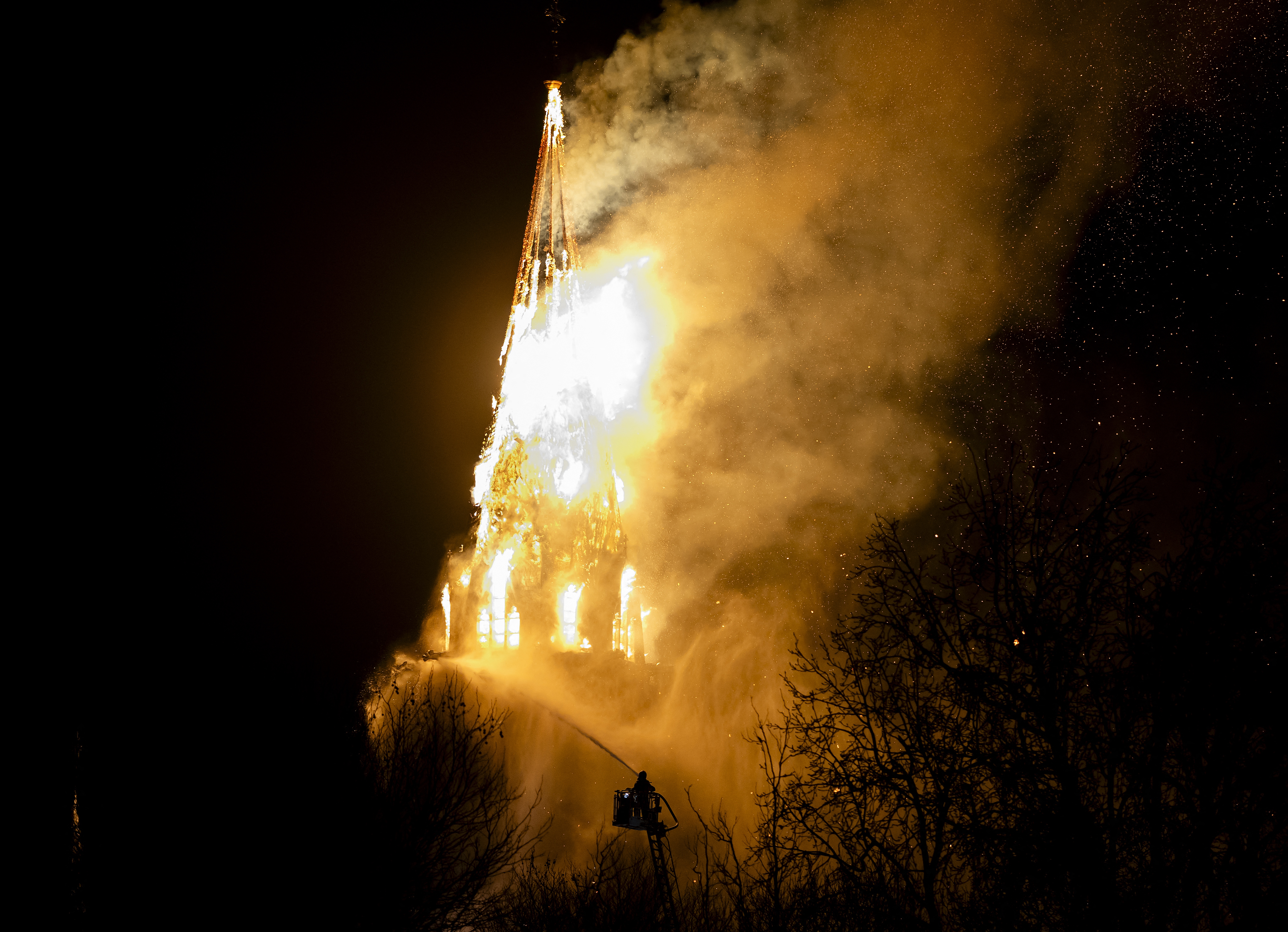 Amsterdam Church Burned Down During 'Unprecedented' New Year's Violence