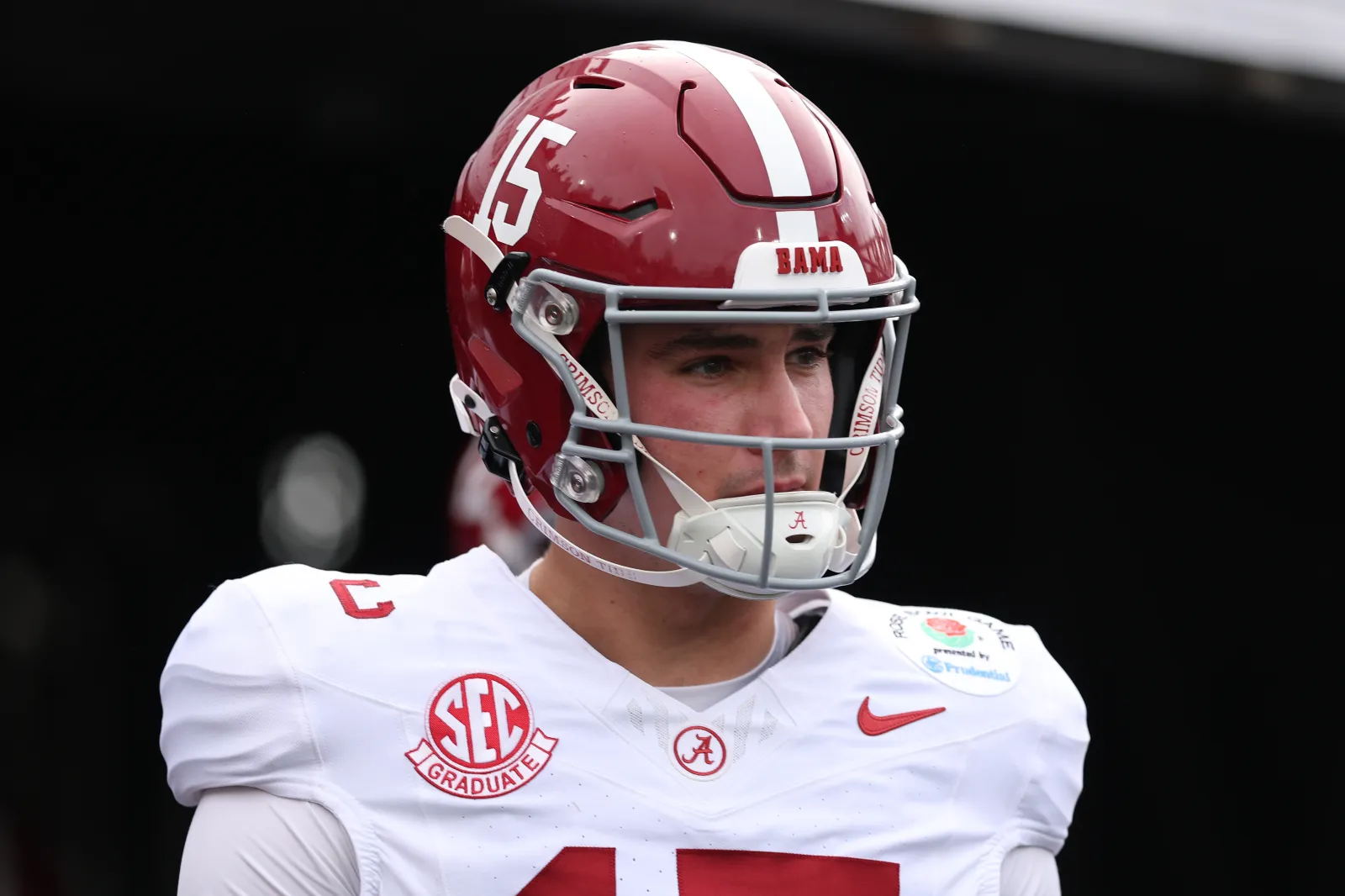 Alabama quarterback Ty Simpson in CFP game