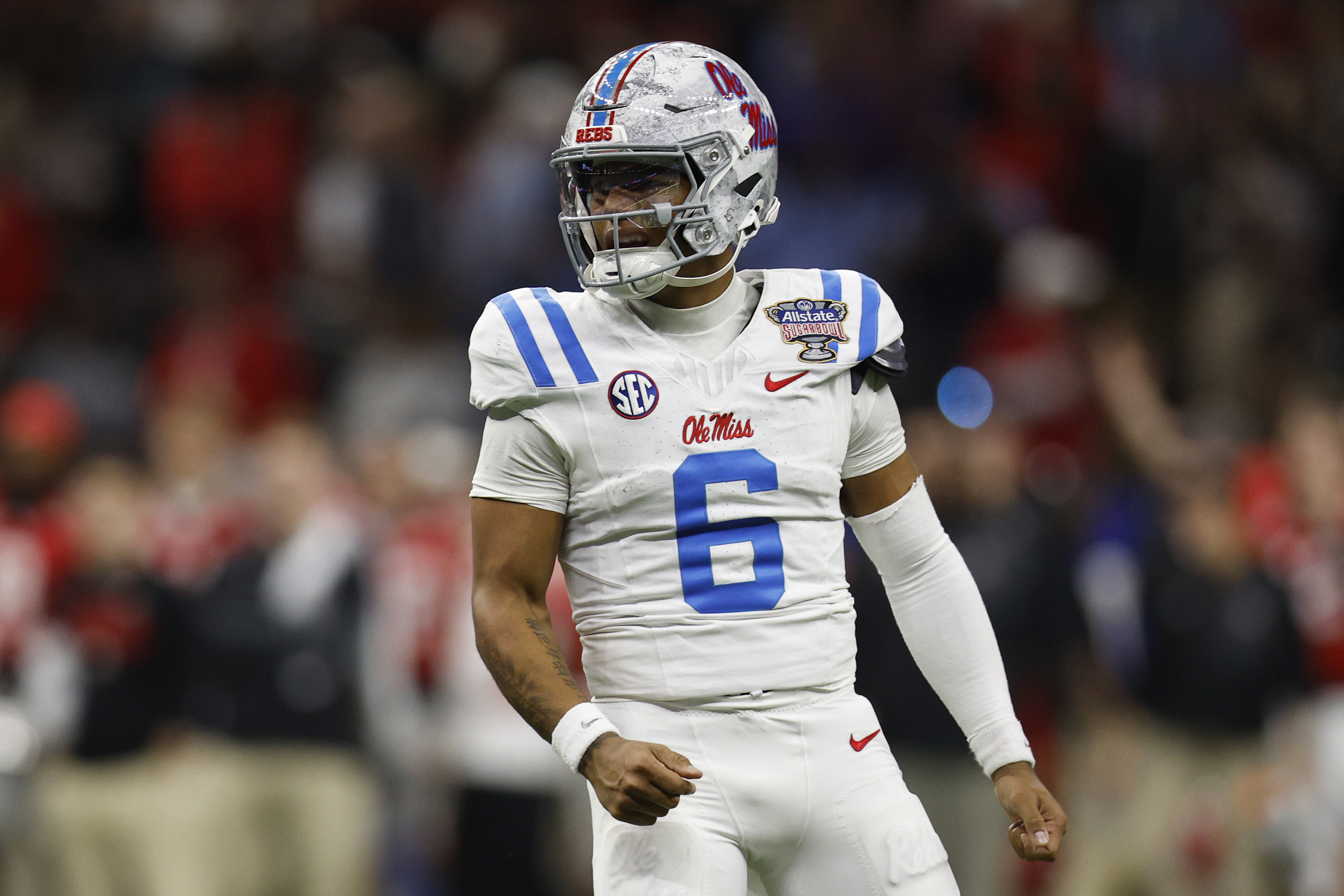 Ole Miss' Trinidad Chambliss Creates Bowl History in CFP Win vs Georgia