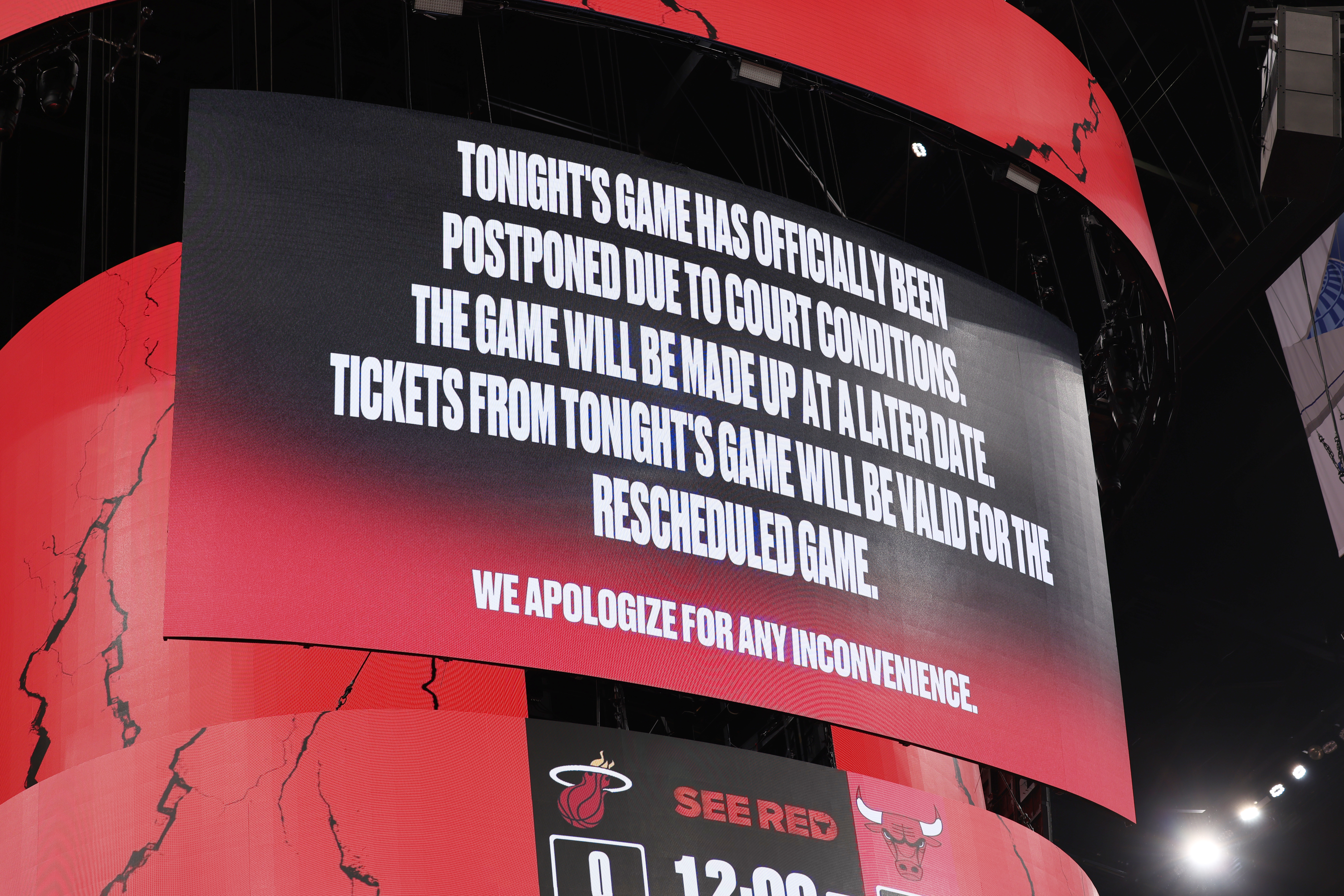 NBA Sees First Postponement in a Decade After Bulls-Heat Fiasco