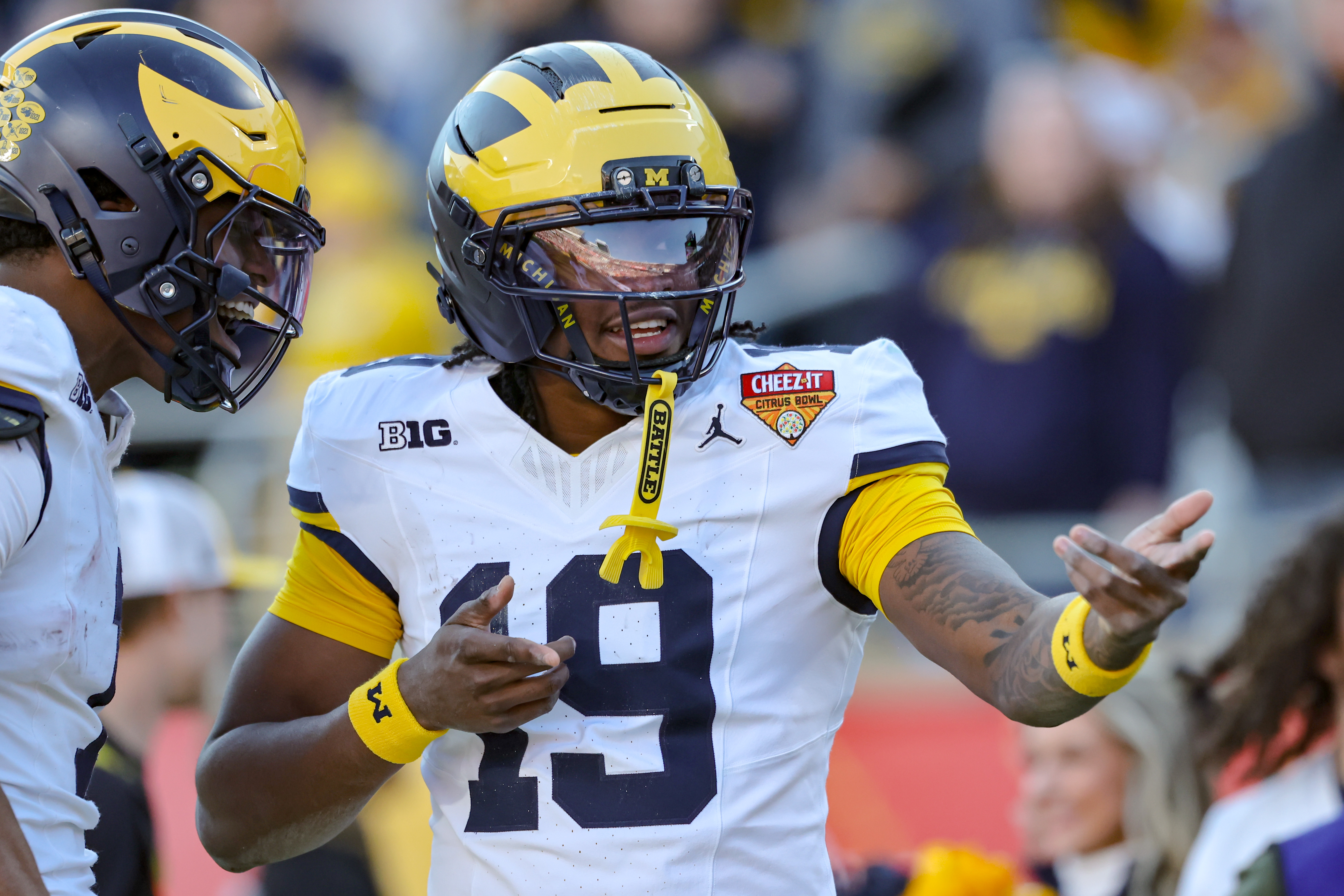 Bryce Underwood Reacts to Michigan Landing 4-Star WR Weapon in Transfer Portal