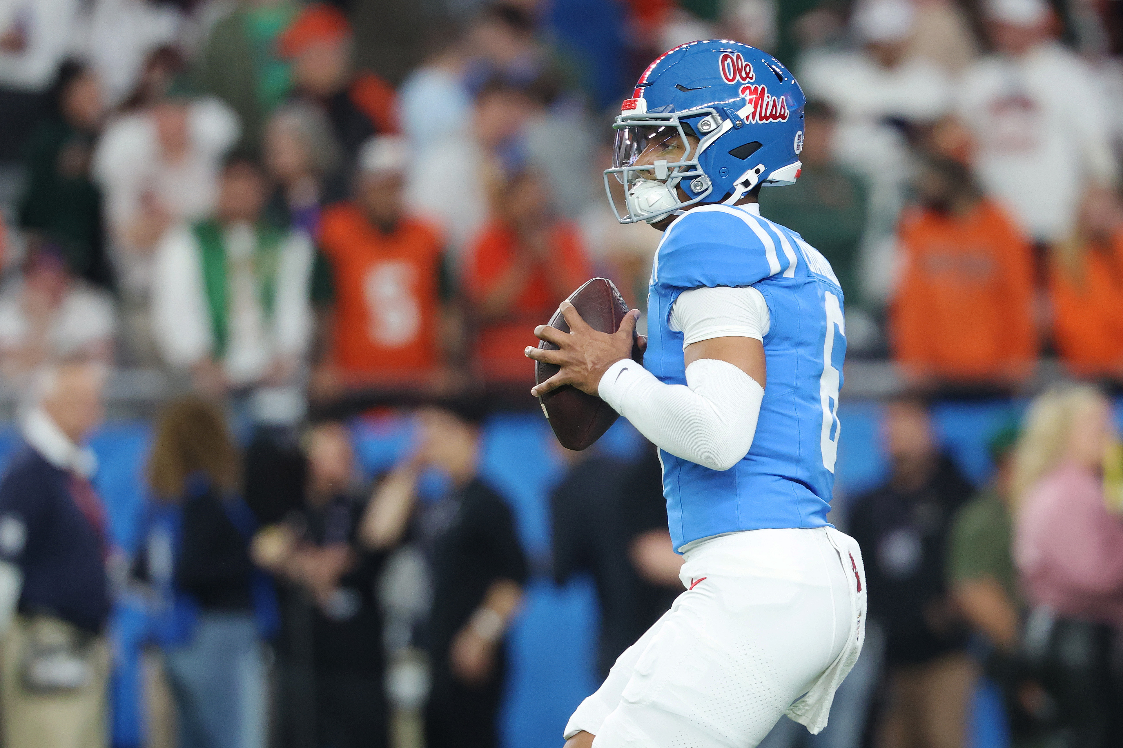 Ole Miss Gets Promising Update on Trinidad Chambliss’ 2026 Eligibility